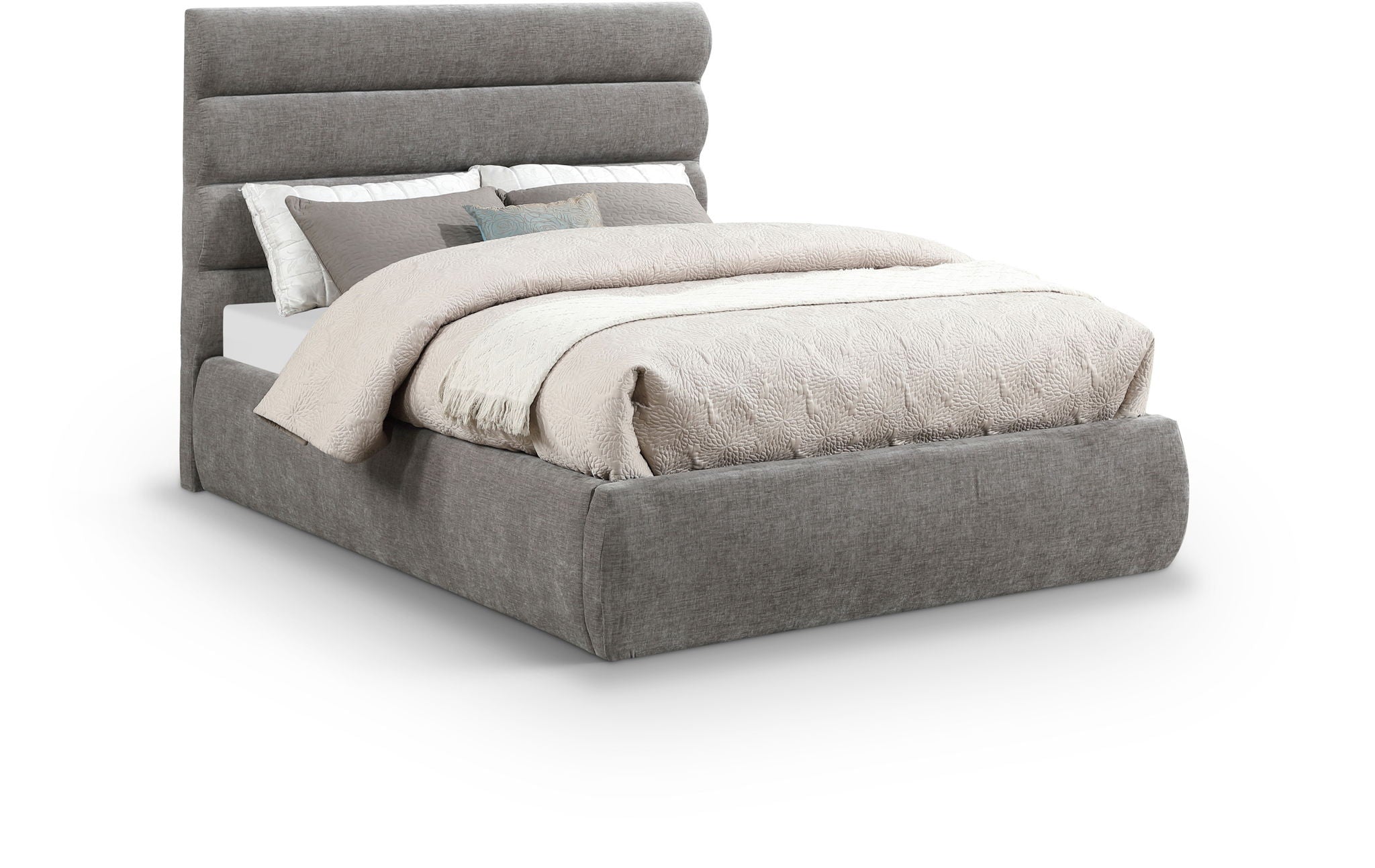 Adam - Chenille Fabric Bed With 52" Headboard - Urban Living Furniture (Los Angeles, CA)