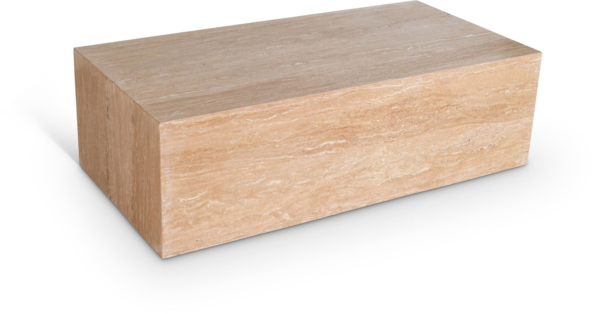 Bolzano - Travertine Coffee Table - Natural - Urban Living Furniture (Los Angeles, CA)