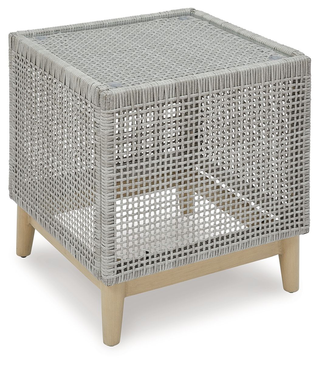 Seton Creek - Gray - Square End Table - Urban Living Furniture (Los Angeles, CA)