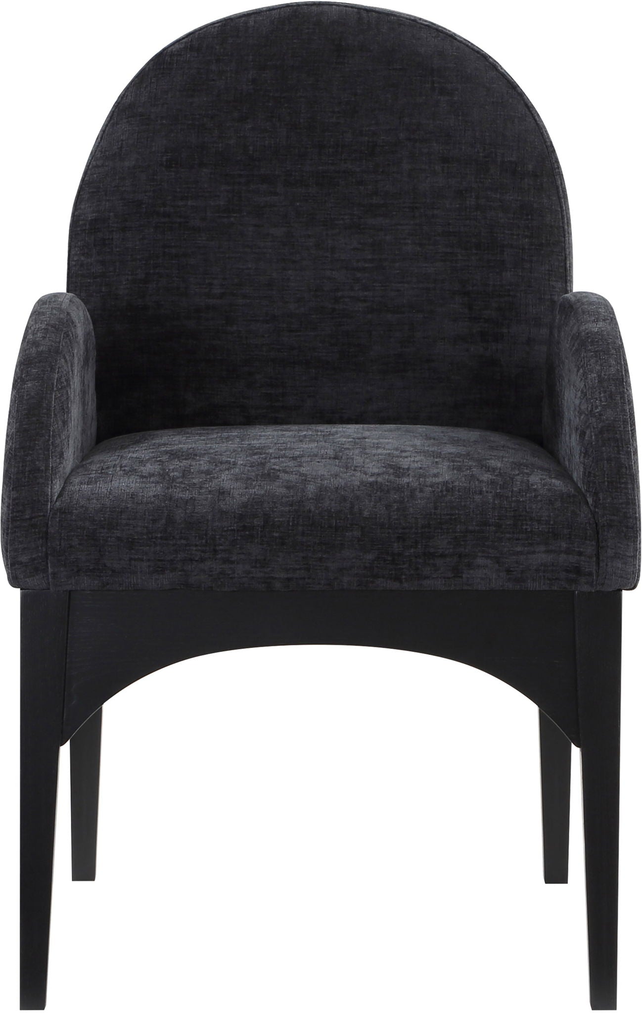 Waldorf - Chenille Dining Arm Chair With Black Legs - Urban Living Furniture (Los Angeles, CA)