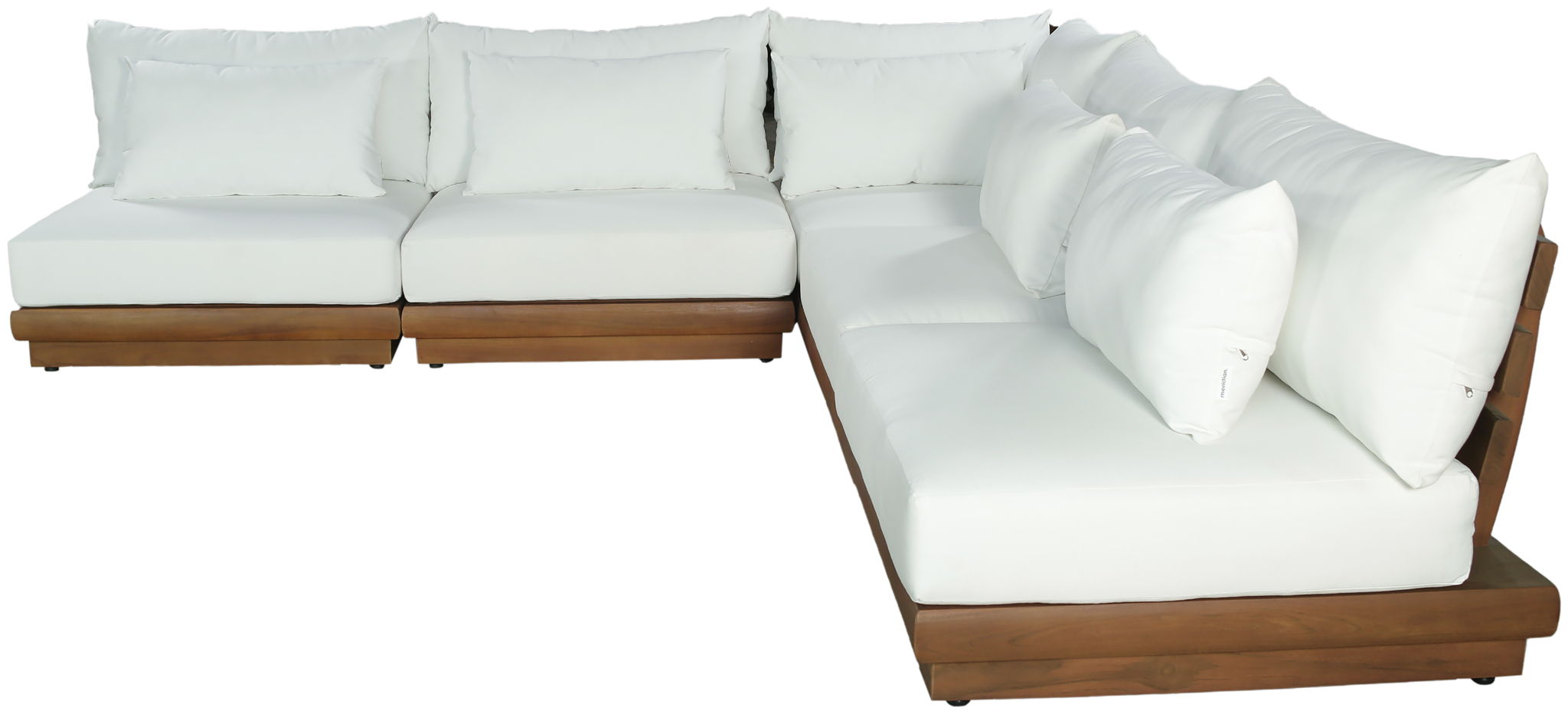 Mirella - 5 Piece Water Resistant Fabric Upholstered Outdoor Patio Modular Sectional - Urban Living Furniture (Los Angeles, CA)