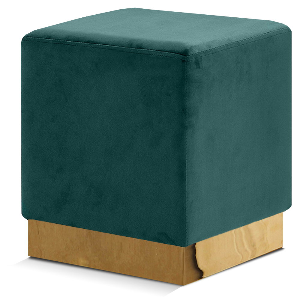 Jax - Stool Ottoman with Gold Base - Urban Living Furniture (Los Angeles, CA)