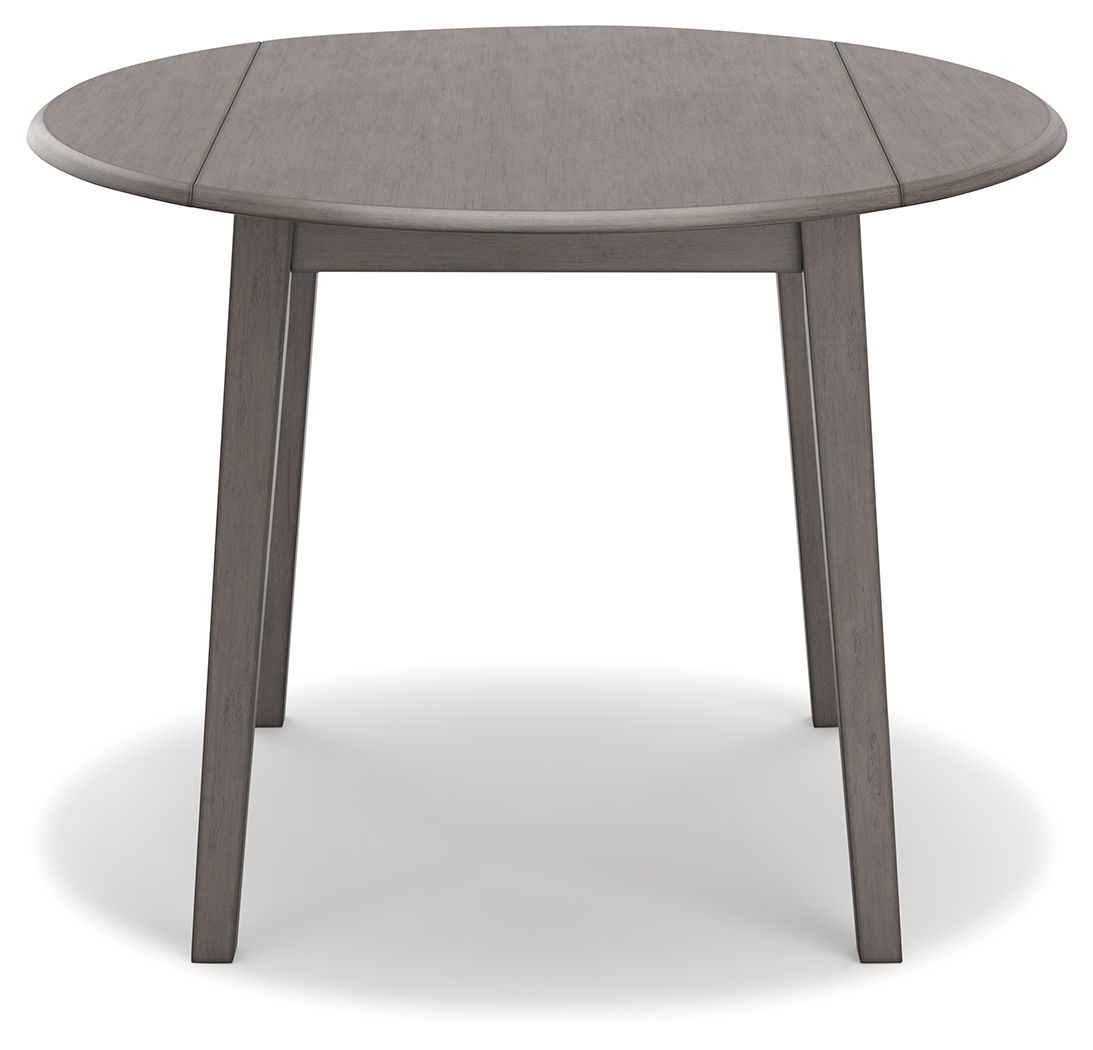 Shullden - Gray - Round Drm Drop Leaf Table - Urban Living Furniture (Los Angeles, CA)