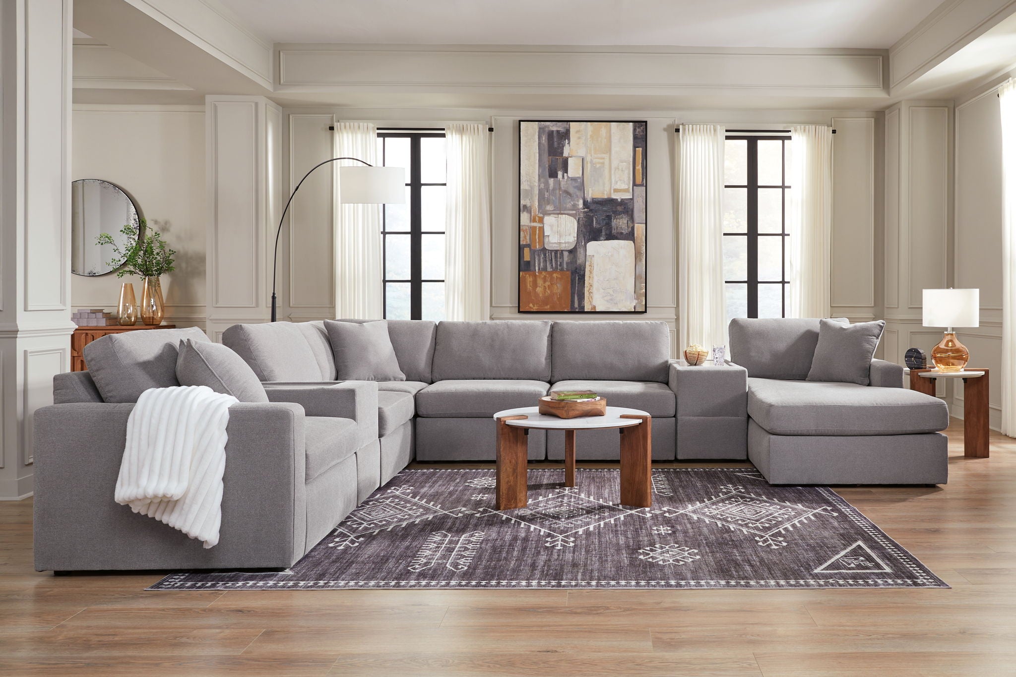 Modmax - Granite - Sectional - Urban Living Furniture (Los Angeles, CA)