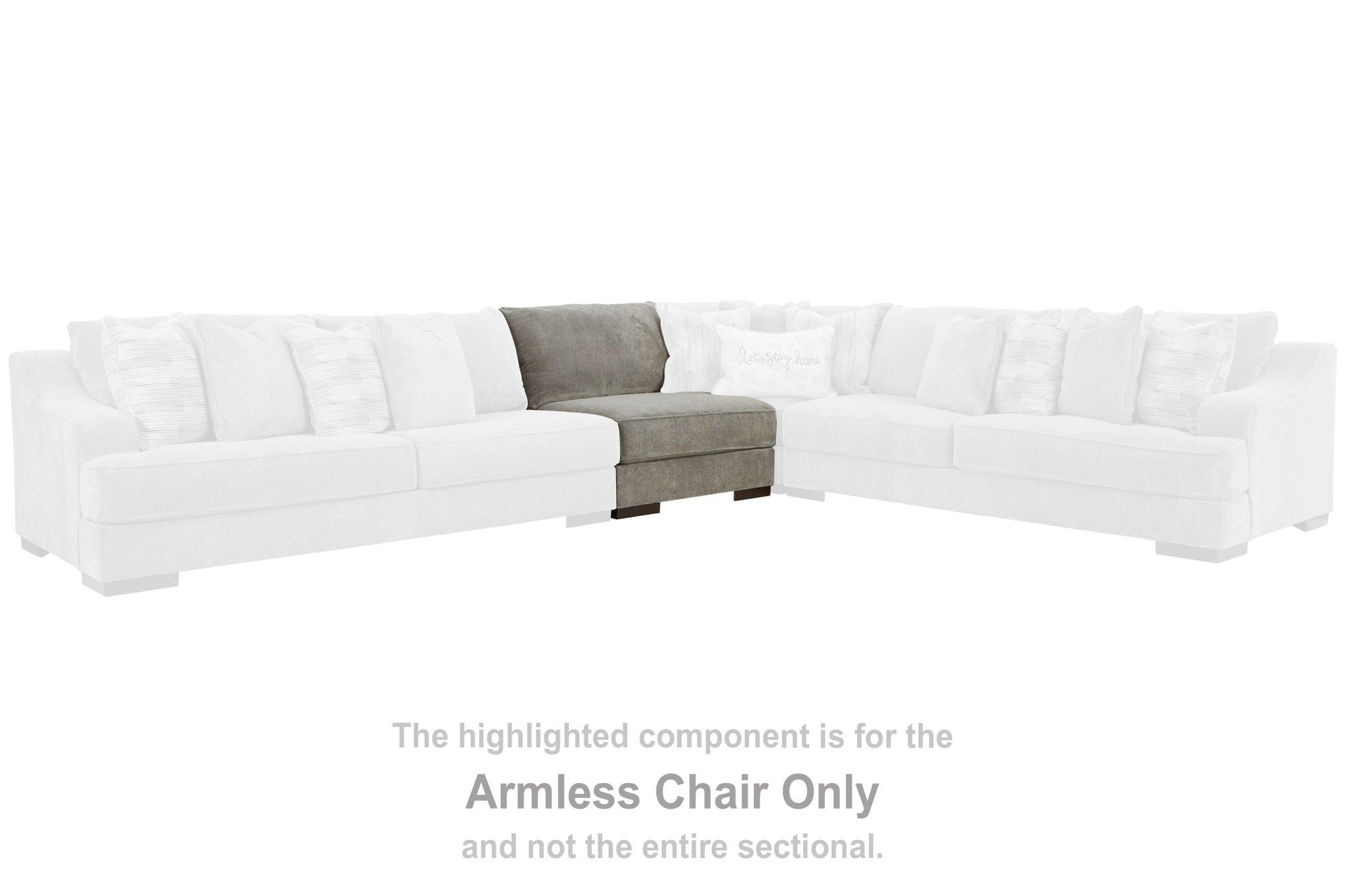 Bayless - Smoke - Armless Chair - Urban Living Furniture (Los Angeles, CA)