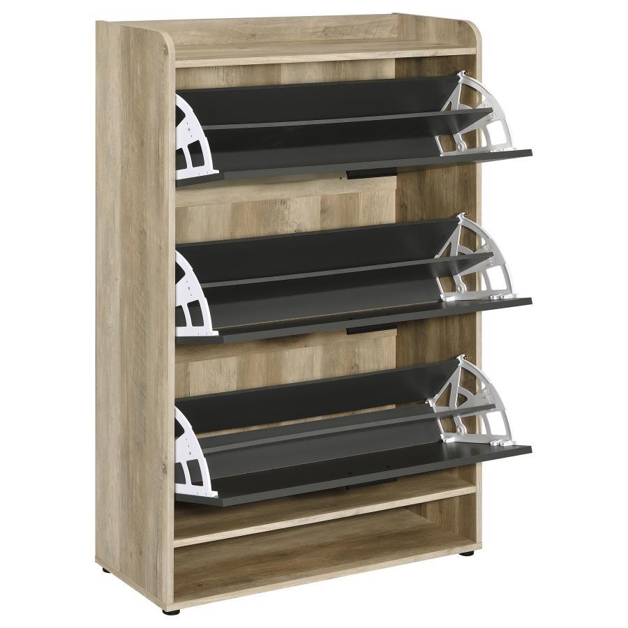Denia - 3-Tier Engineered Wood Shoe Cabinet - Urban Living Furniture (Los Angeles, CA)