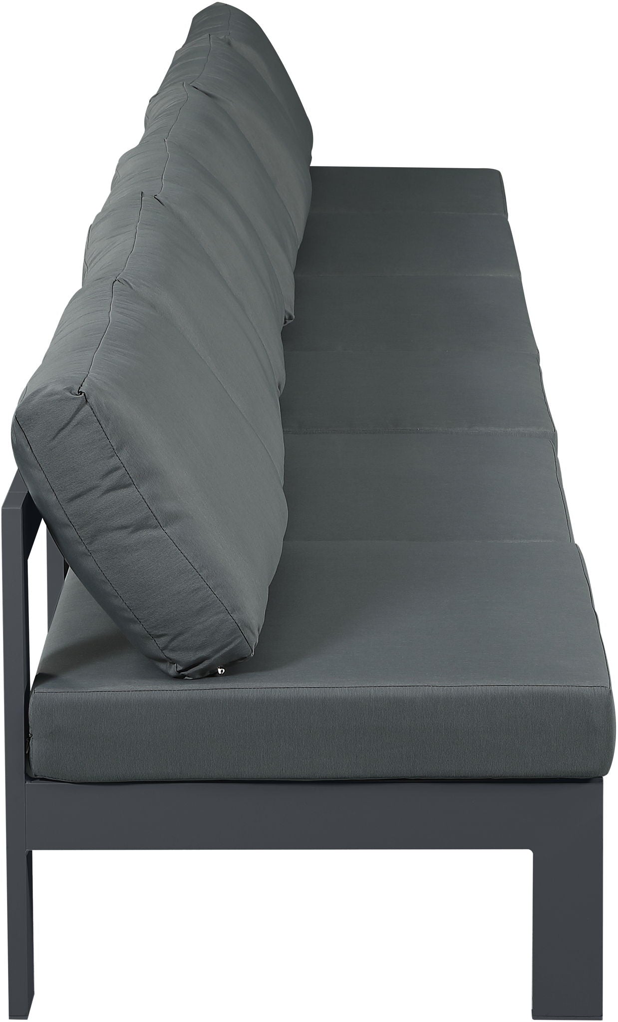 Nizuc - Outdoor Patio 6 Seat Armless Modular Sofa With Gray Frame - Urban Living Furniture (Los Angeles, CA)