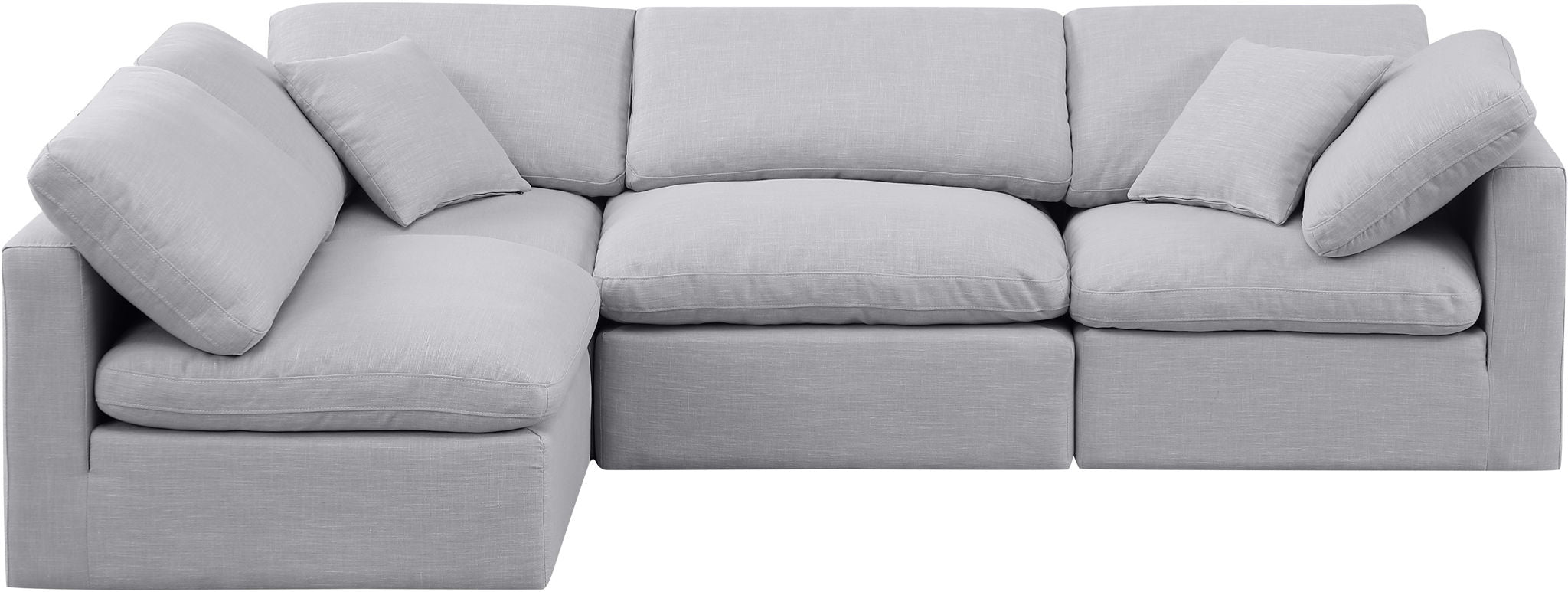 Indulge - Linen 4 Piece Modular Sectional - Urban Living Furniture (Los Angeles, CA)