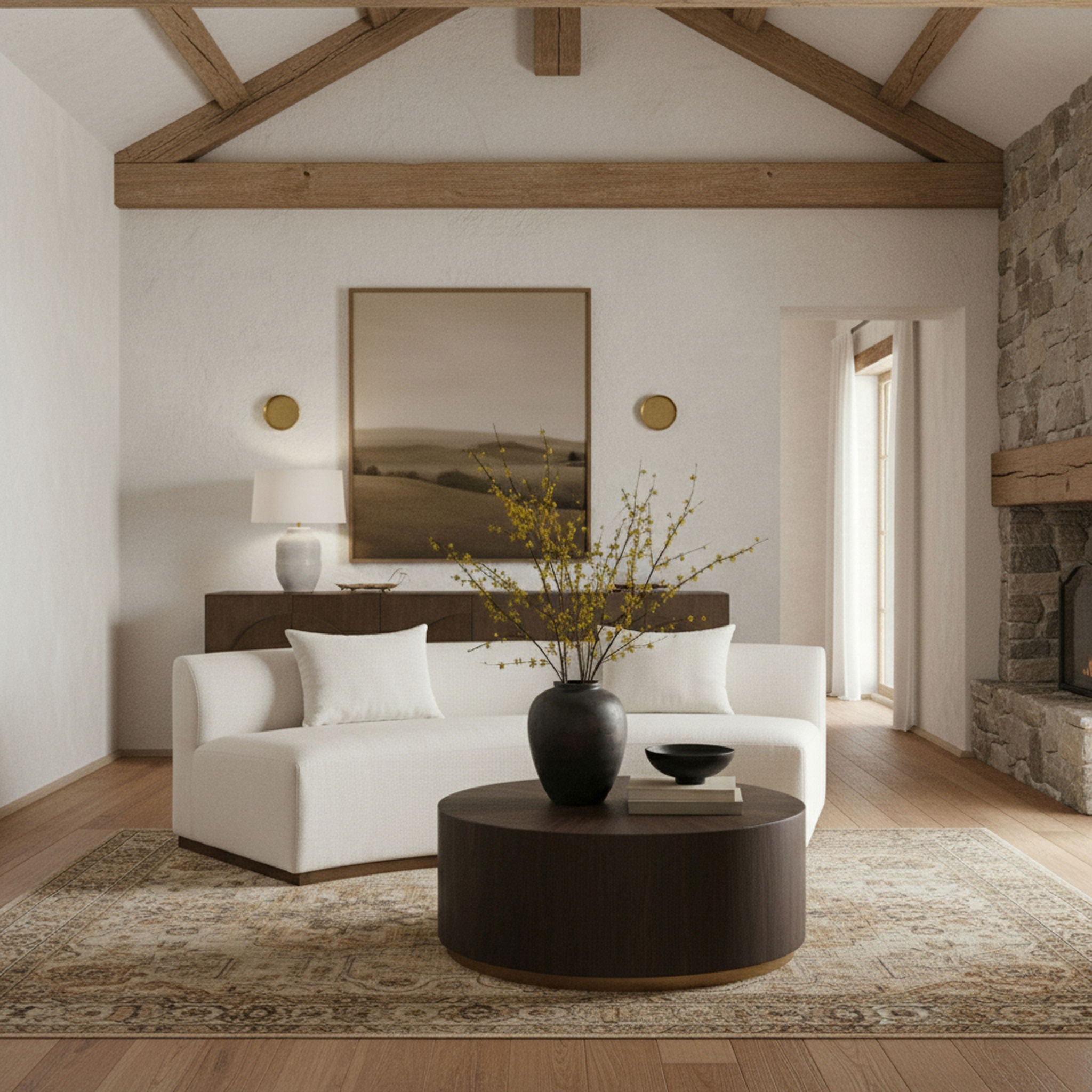 Avanti - 104" Chenille Fabric Upholstered Sofa - Urban Living Furniture (Los Angeles, CA)