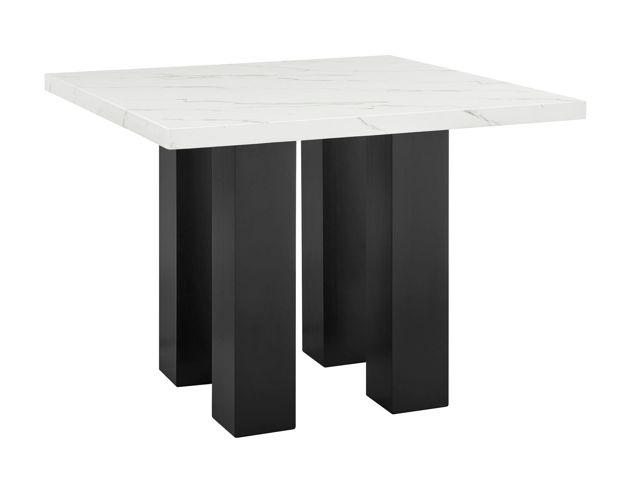 Parkside - Counter Height Table - White / Black - Urban Living Furniture (Los Angeles, CA)