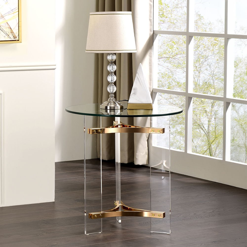 Sosi - End Table - Gold - Urban Living Furniture (Los Angeles, CA)