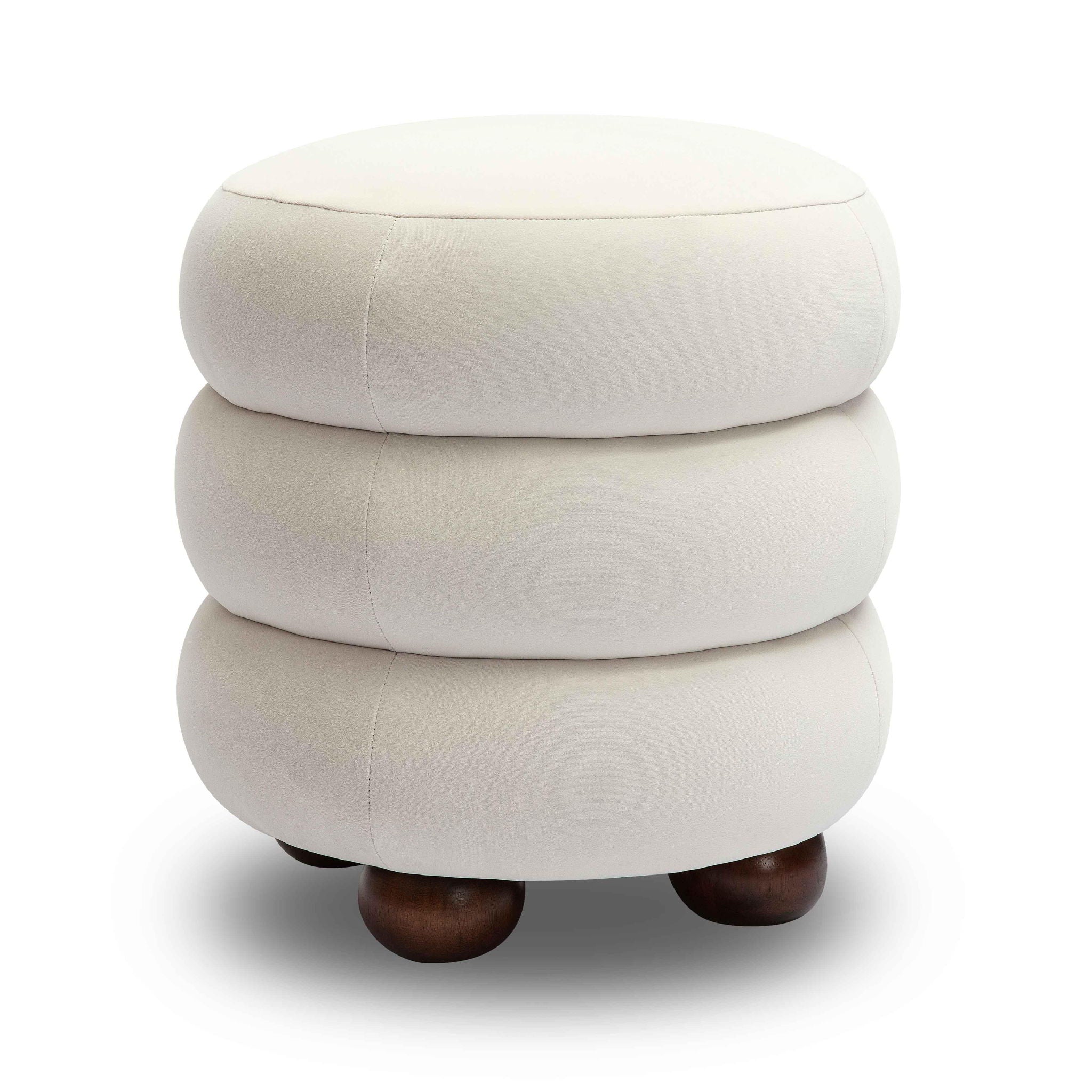 Stefanie - Velvet Ottoman - Urban Living Furniture (Los Angeles, CA)