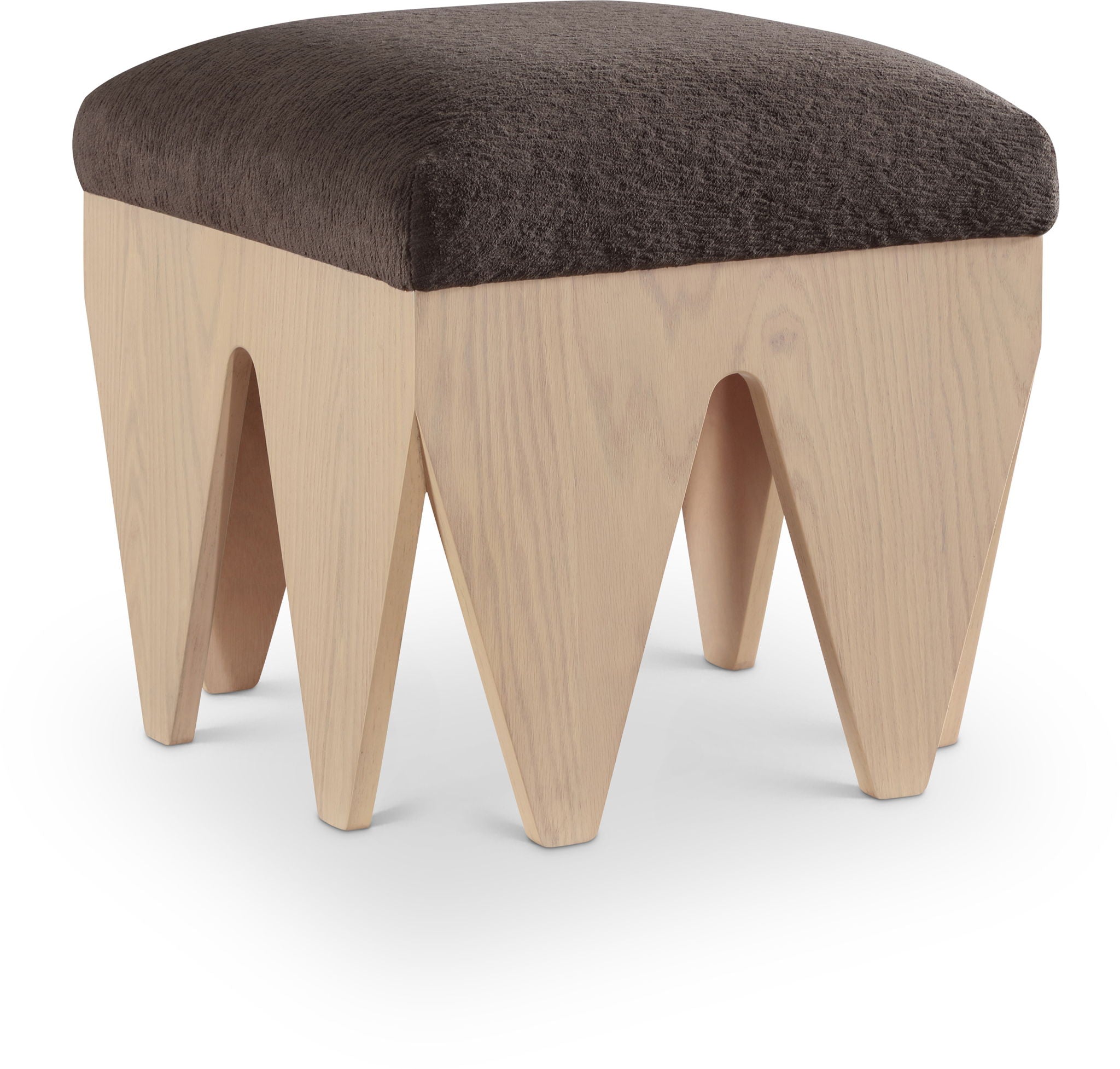 Altair - Fabric Bench - Light Brown Base - Urban Living Furniture (Los Angeles, CA)