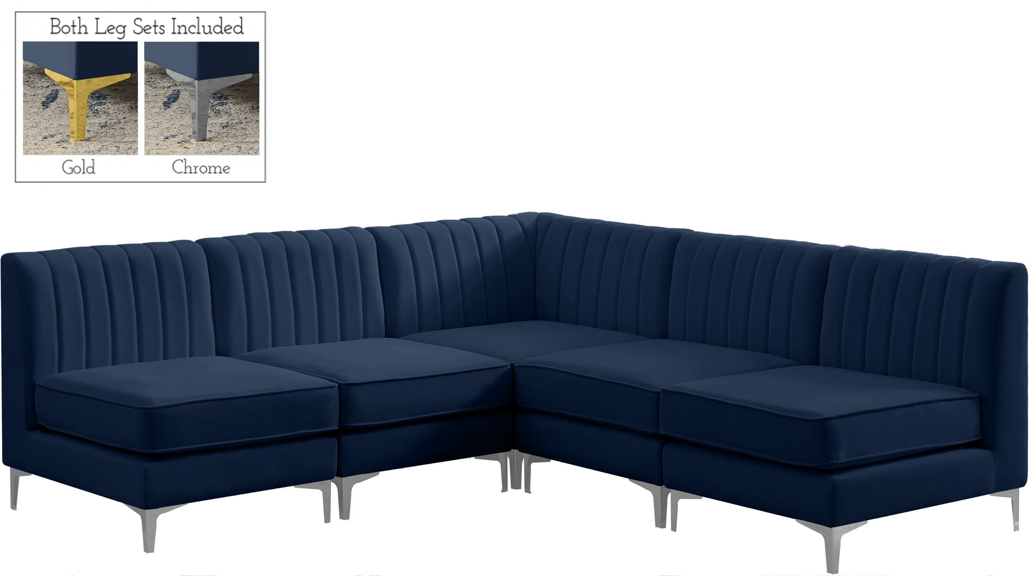 Alina - 5 Piece Armless Sectional - Urban Living Furniture (Los Angeles, CA)
