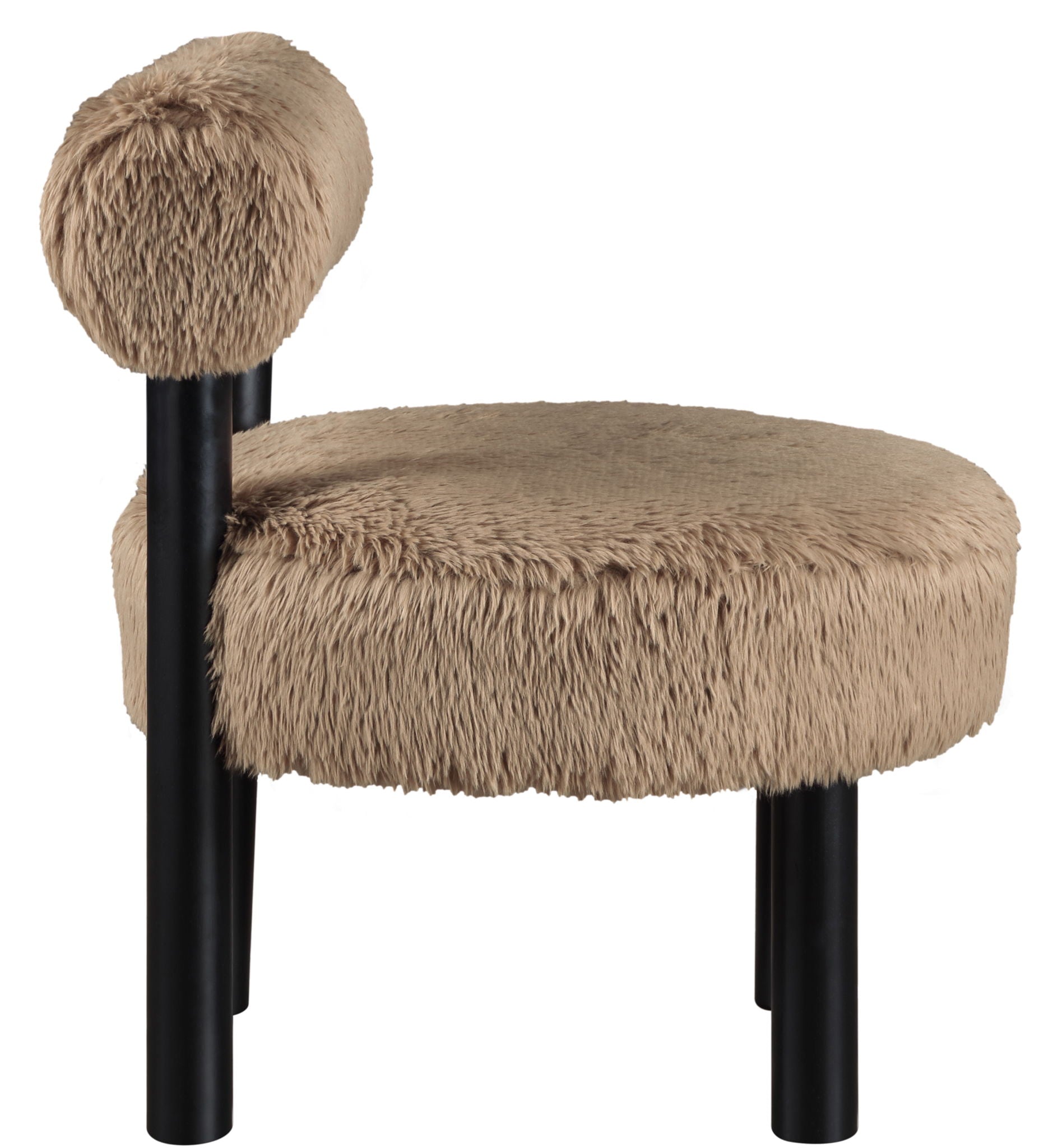 Ambre - Vegan Shearling Fabric Upholstered Accent Chair - Urban Living Furniture (Los Angeles, CA)
