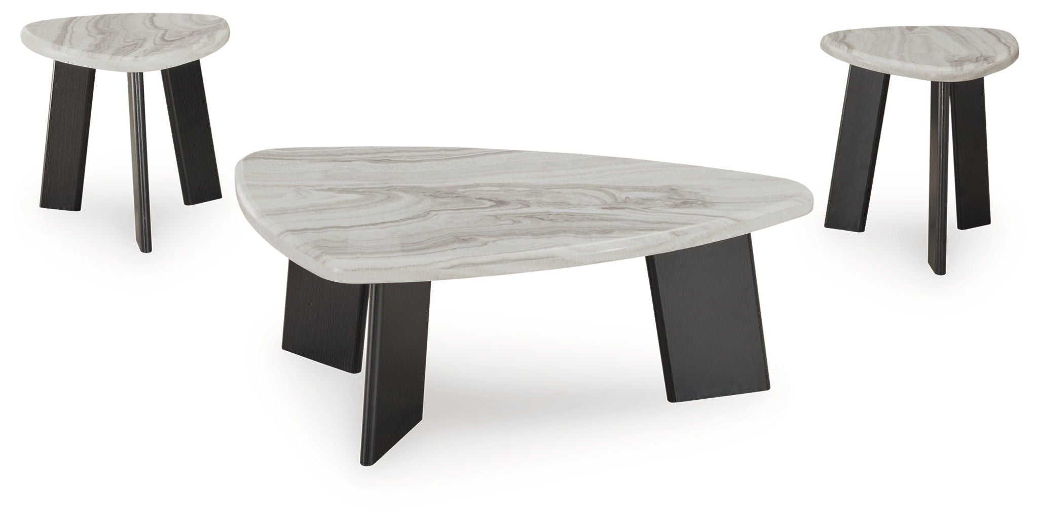 Lilyberg - Occasional Table Set (Set of 3) - Gray / Black - Urban Living Furniture (Los Angeles, CA)