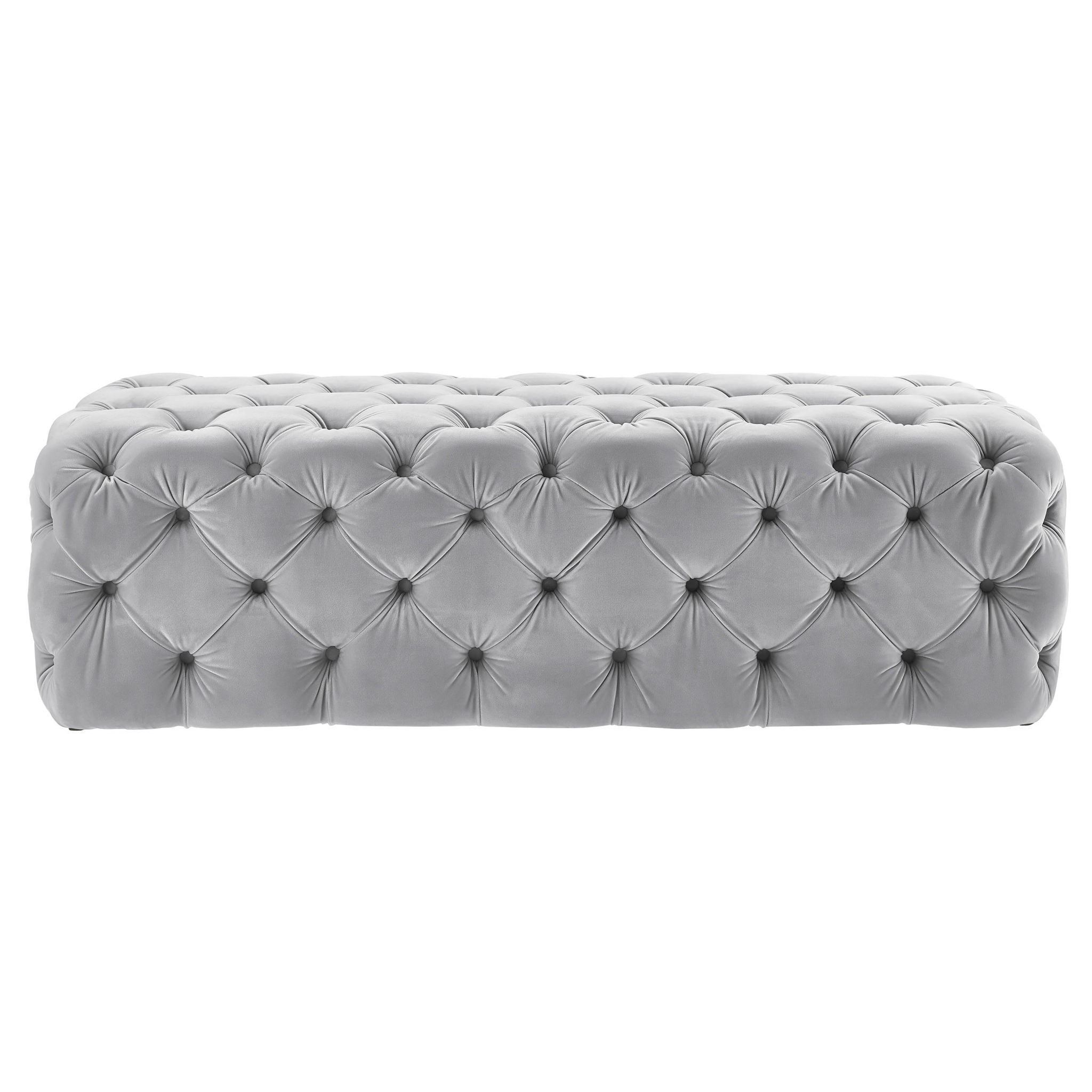 Kaylee - Velvet Ottoman - Urban Living Furniture (Los Angeles, CA)