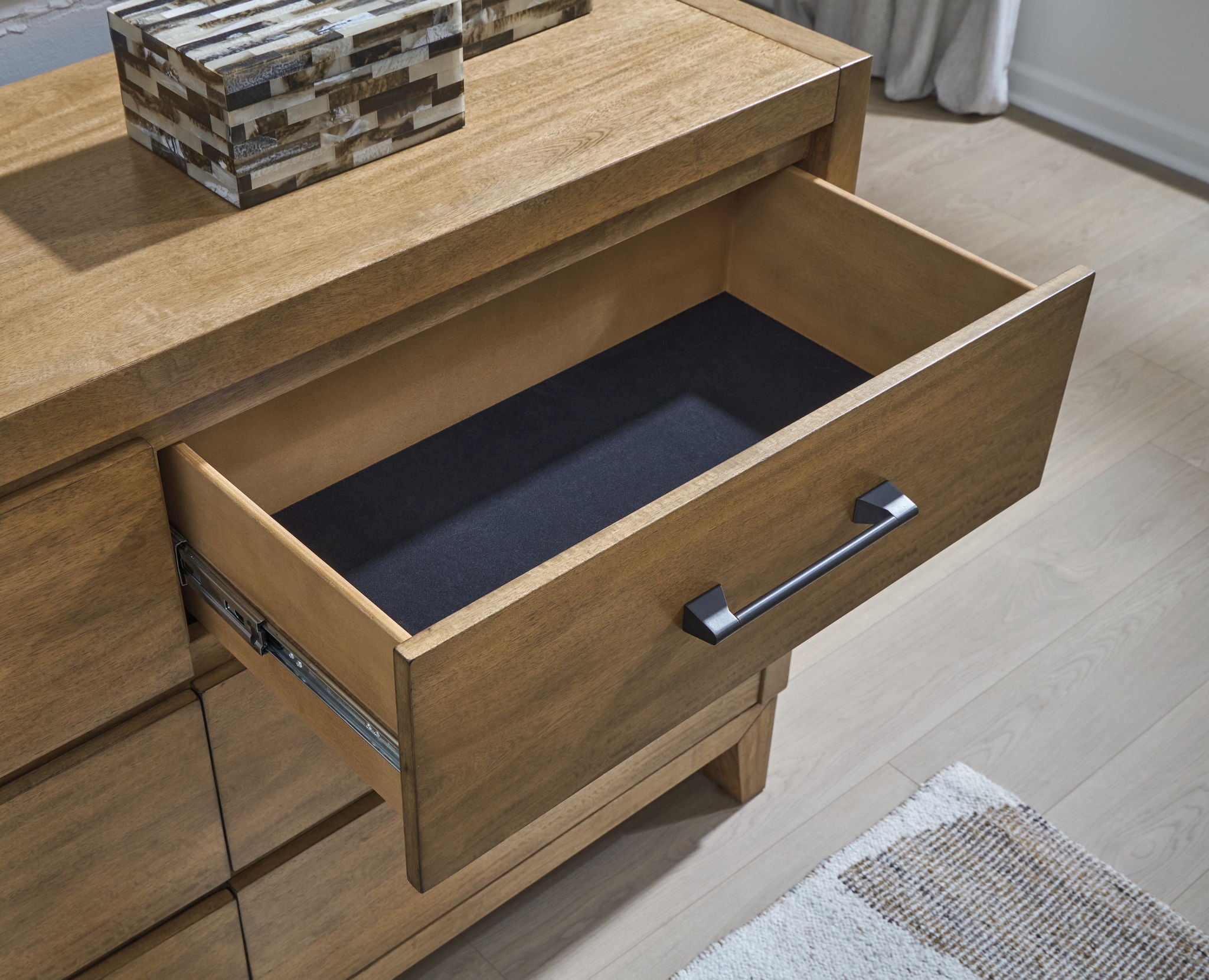 Sherbana - Light Brown - Dresser And Mirror - Urban Living Furniture (Los Angeles, CA)