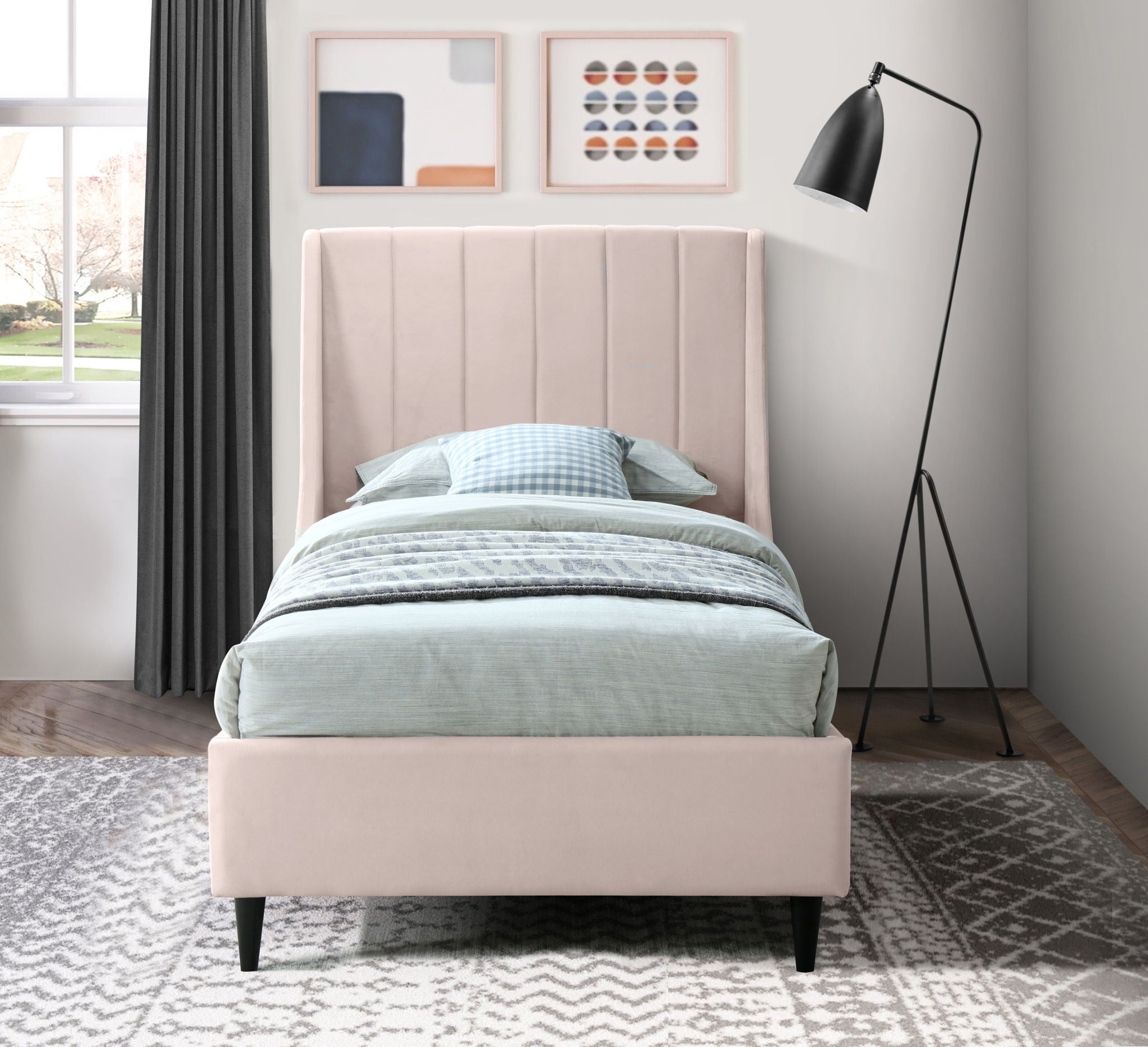 Eva - Velvet Bed - Urban Living Furniture (Los Angeles, CA)