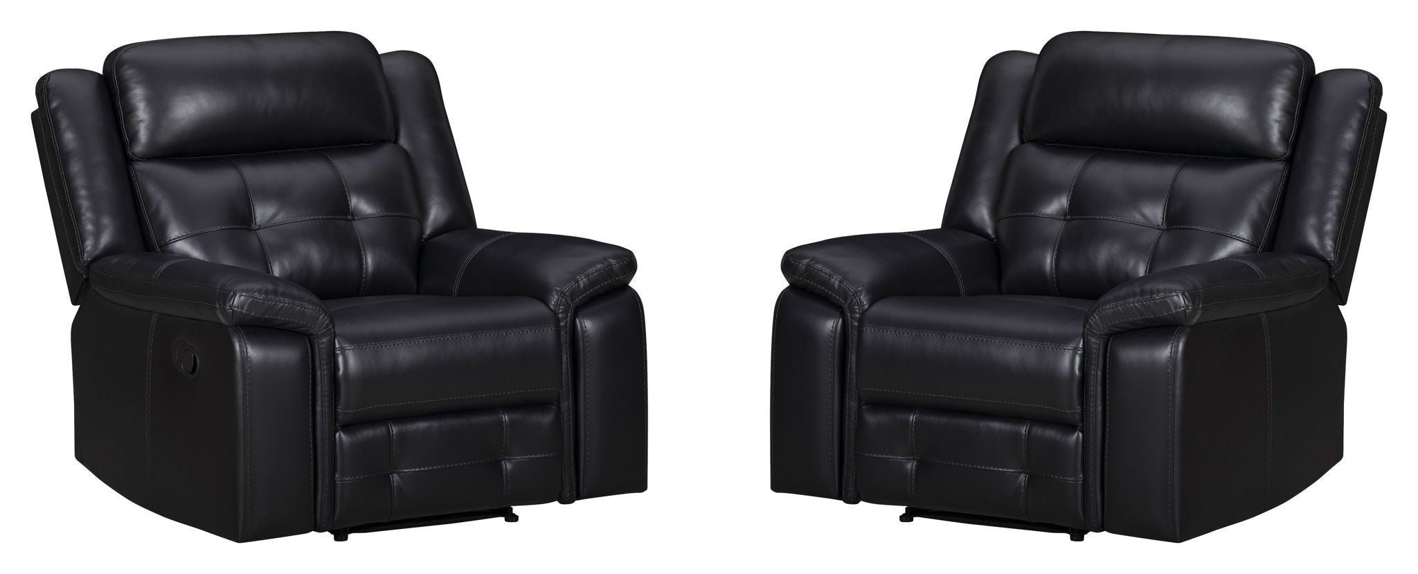 Clayton - Manual Swivel Glider Recliner (Set of 2) - Phantom - Urban Living Furniture (Los Angeles, CA)