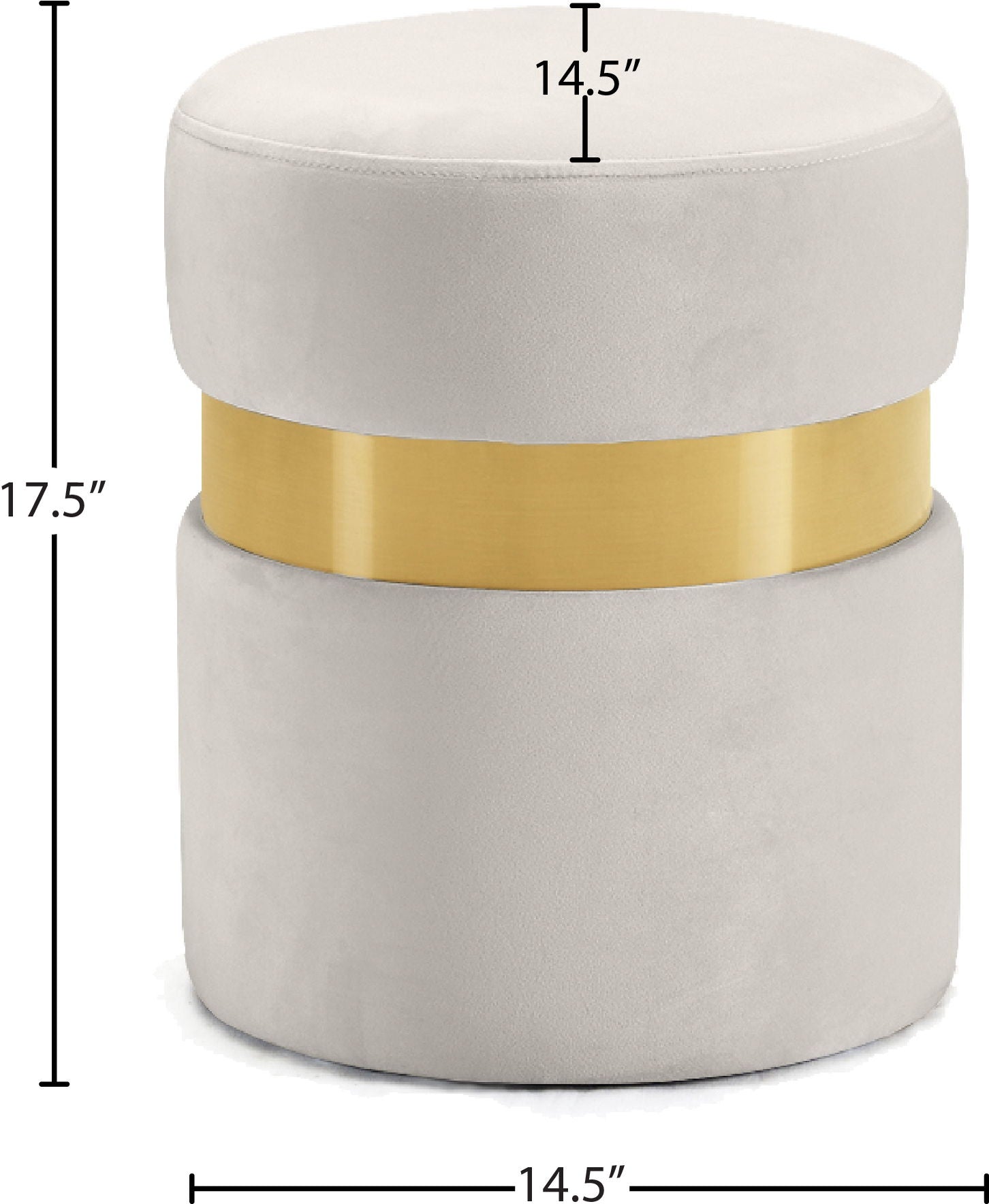 Hailey - Ottoman - Urban Living Furniture (Los Angeles, CA)