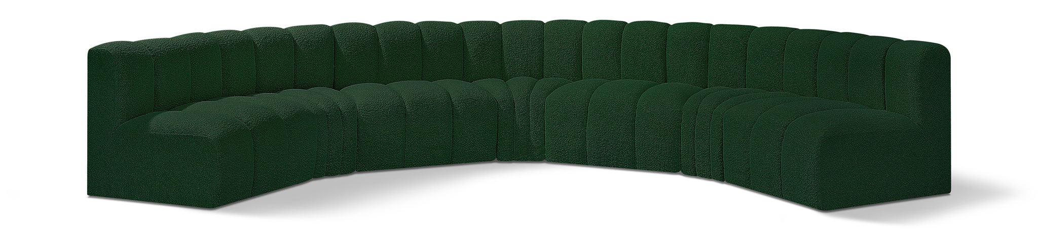 Arc - Boucle Fabric 7 Piece U-Shaped Modular Sofa - Urban Living Furniture (Los Angeles, CA)