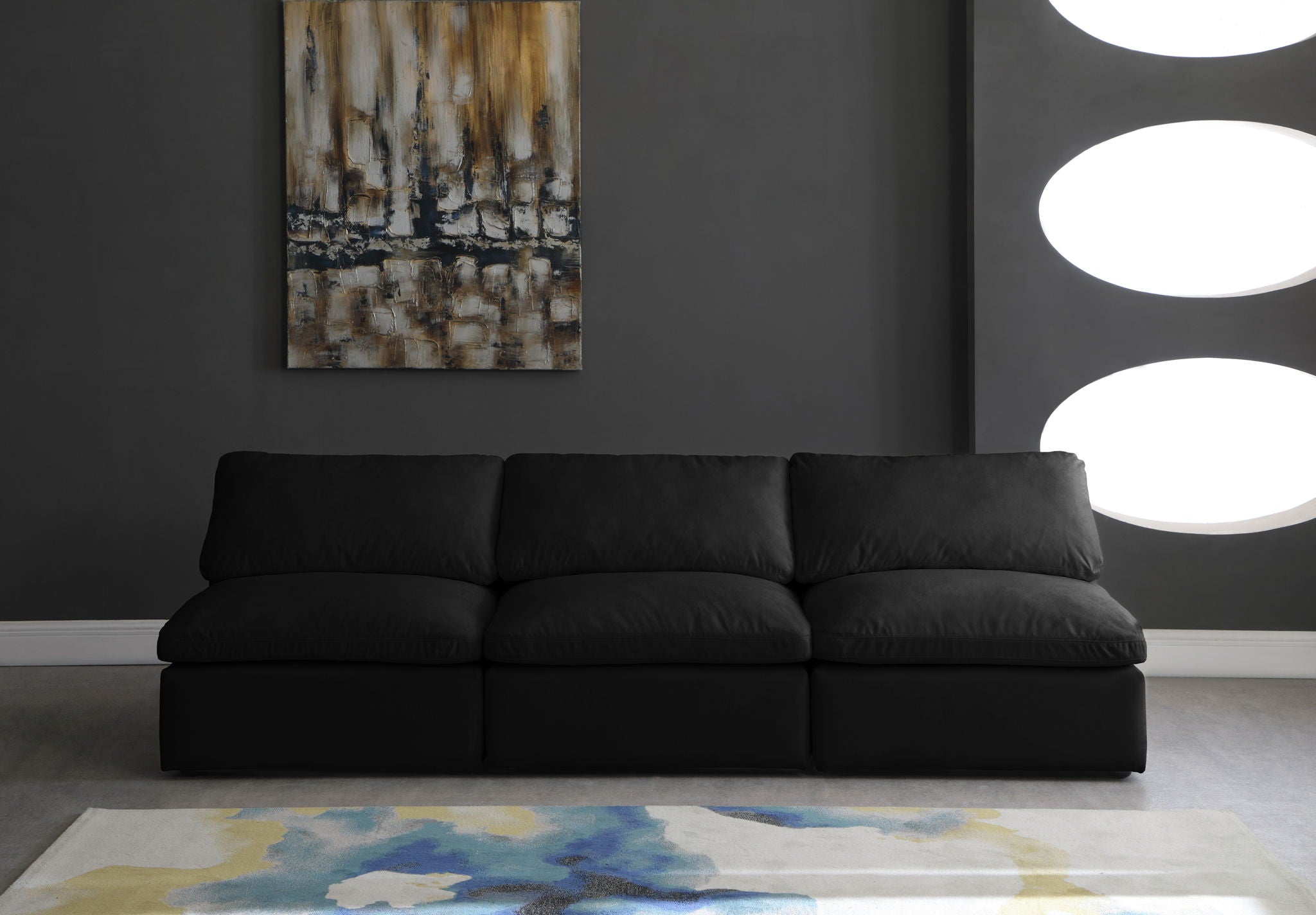 Plush - Modular Armless 3 Seat Sofa - Urban Living Furniture (Los Angeles, CA)