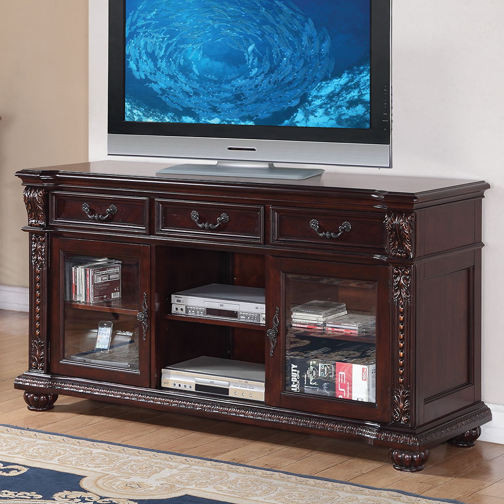 Anondale - TV Stand - Cherry - Urban Living Furniture (Los Angeles, CA)