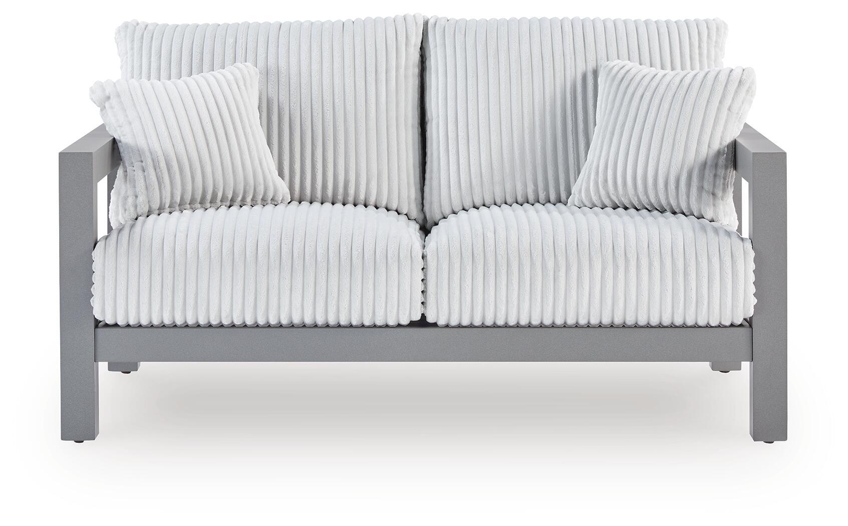 Hurley Park - Loveseat With Cushion - Gray - Urban Living Furniture (Los Angeles, CA)