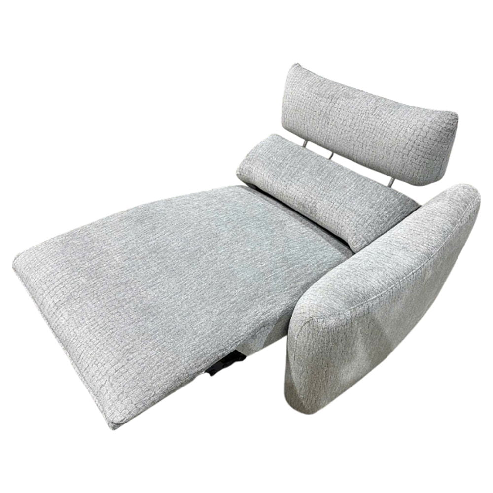 Fullar - RAF Modular Power Motion Recliner - Light Gary Chenille - Urban Living Furniture (Los Angeles, CA)