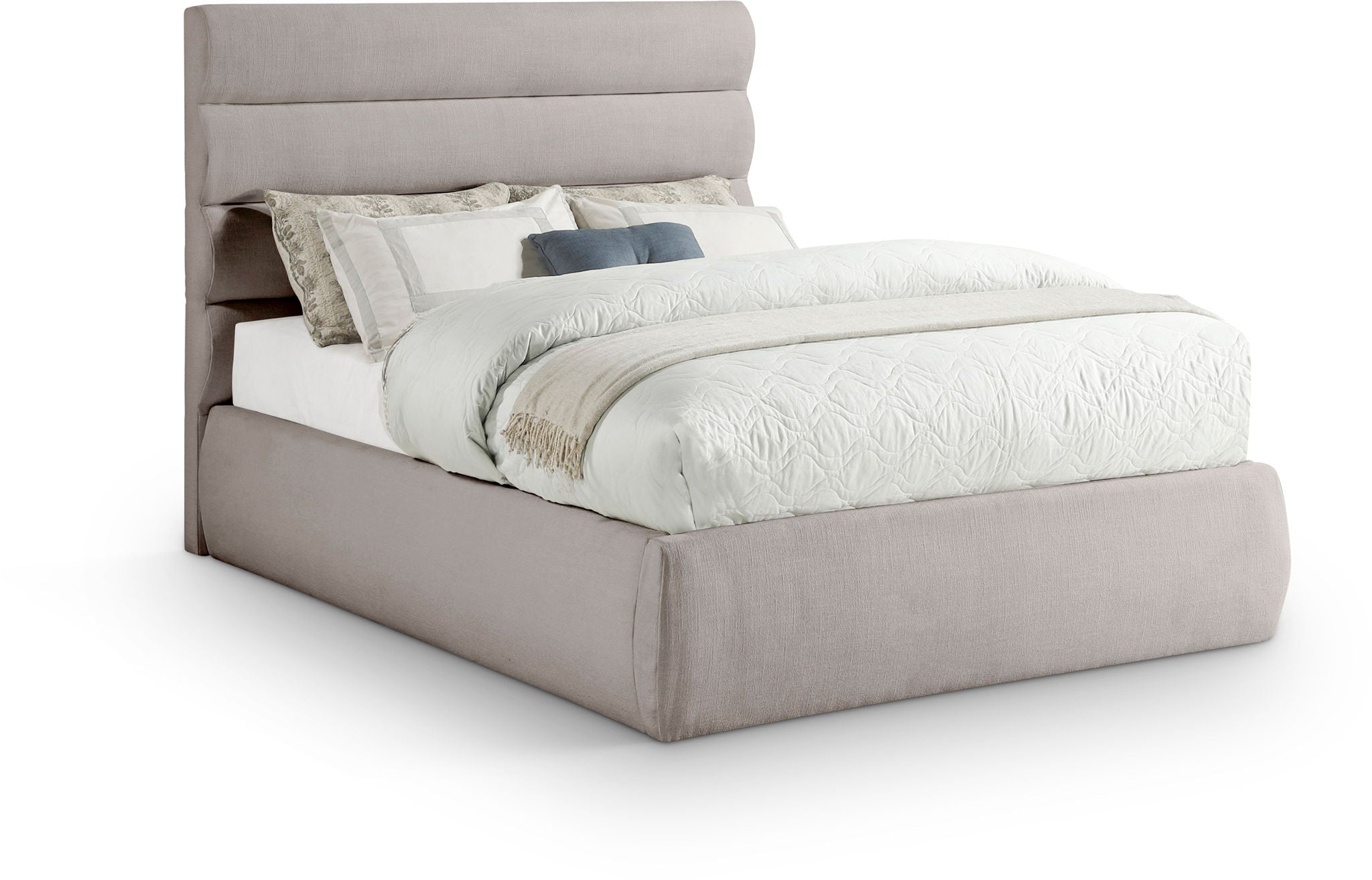 Adam - Linen Fabric Bed With 52" Headboard - Urban Living Furniture (Los Angeles, CA)
