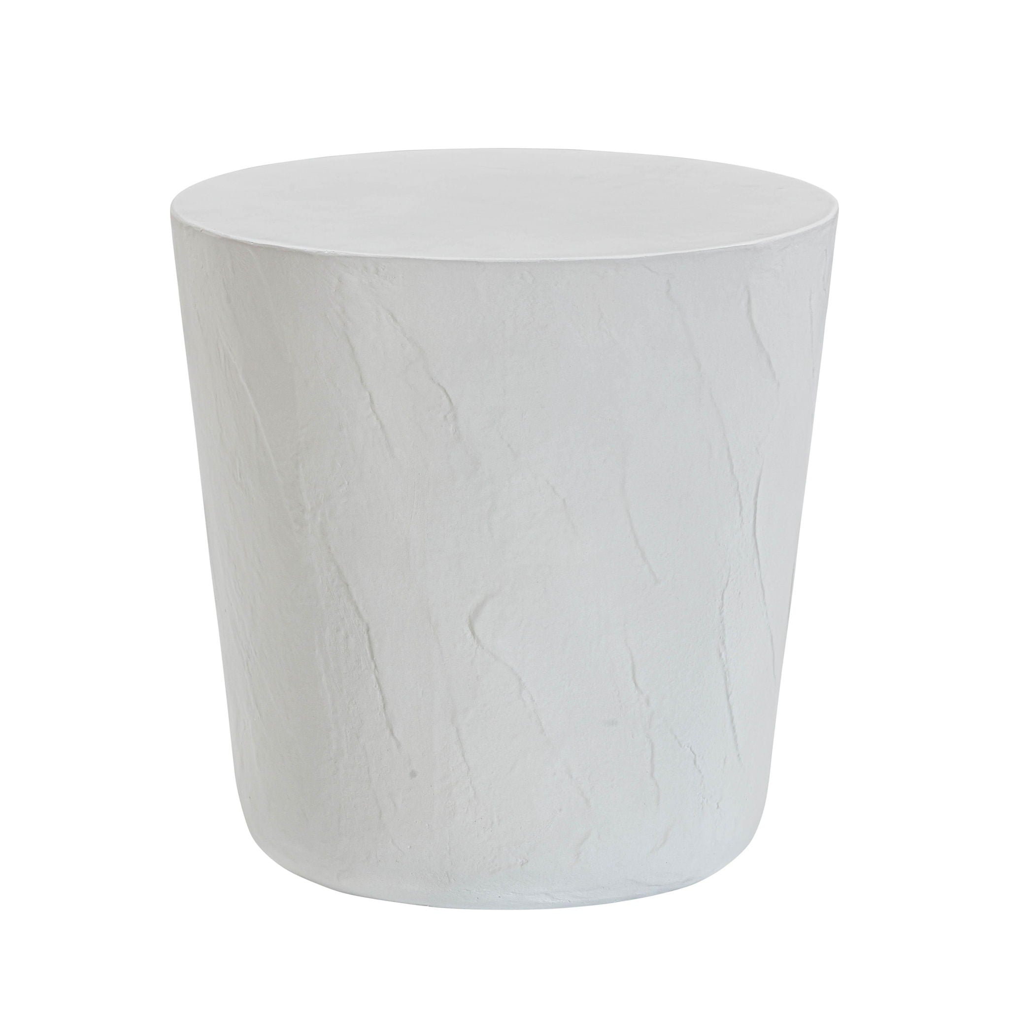 Margot - Faux Plaster Indoor / Outdoor Concrete Stool - Light Gray - Urban Living Furniture (Los Angeles, CA)