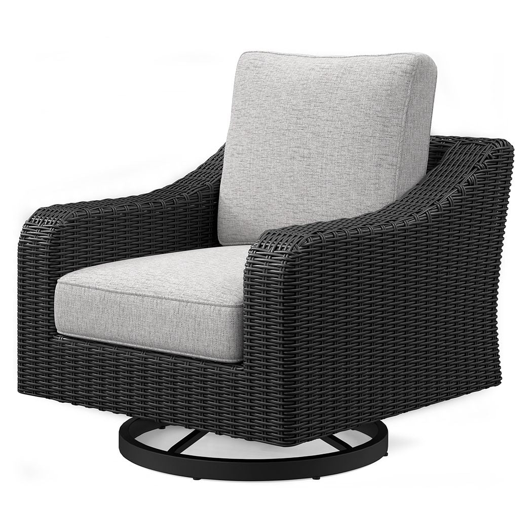 Beachcroft - Swivel Lounge Chair - Black / Light Gray - Urban Living Furniture (Los Angeles, CA)