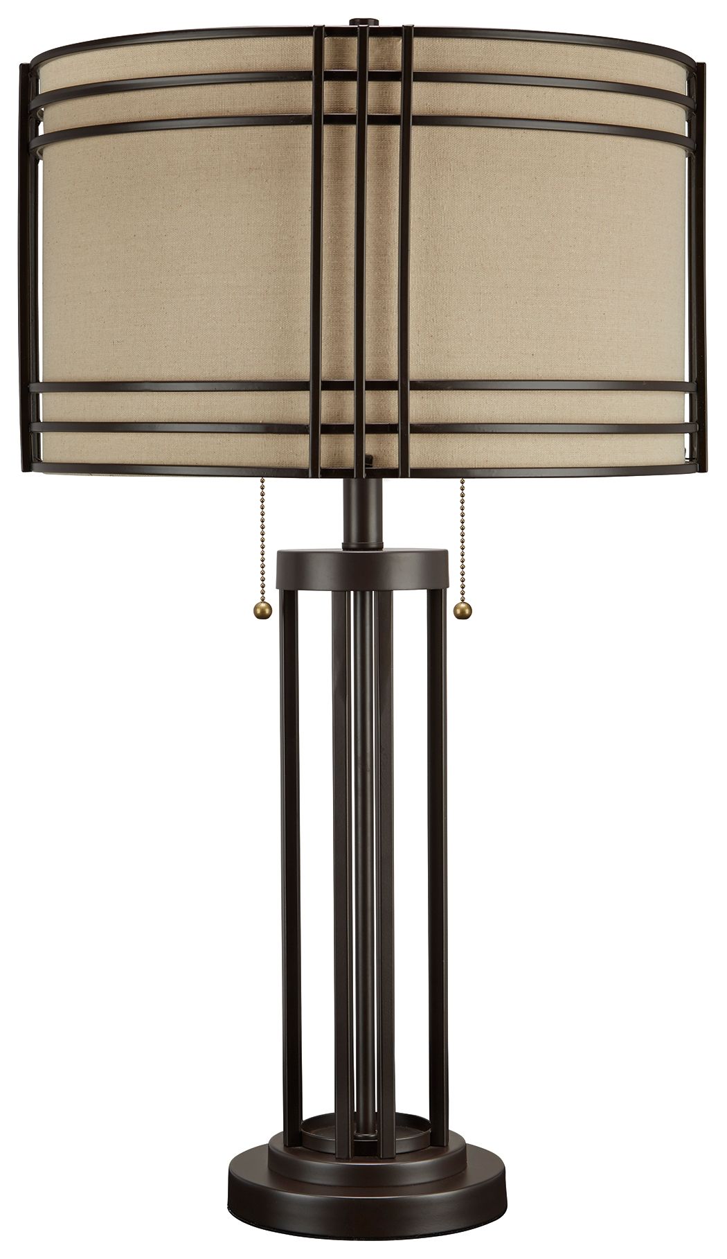 Hanswell - Dark Brown - Metal Table Lamp - Urban Living Furniture (Los Angeles, CA)