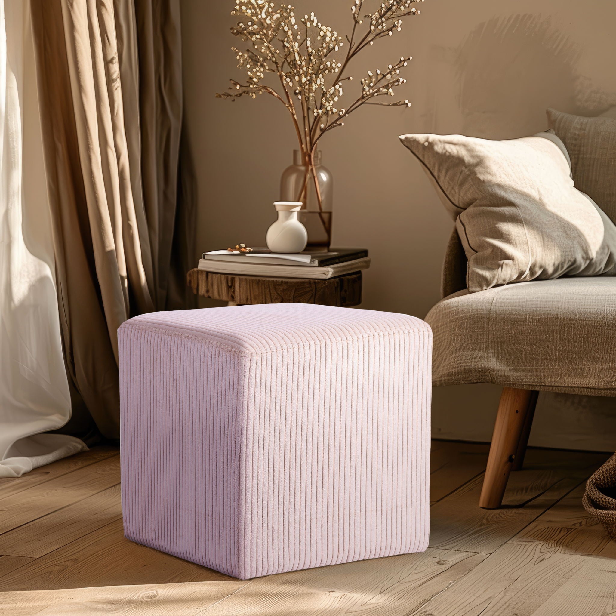 Roy - Microsuede Ottoman / Stool - Urban Living Furniture (Los Angeles, CA)