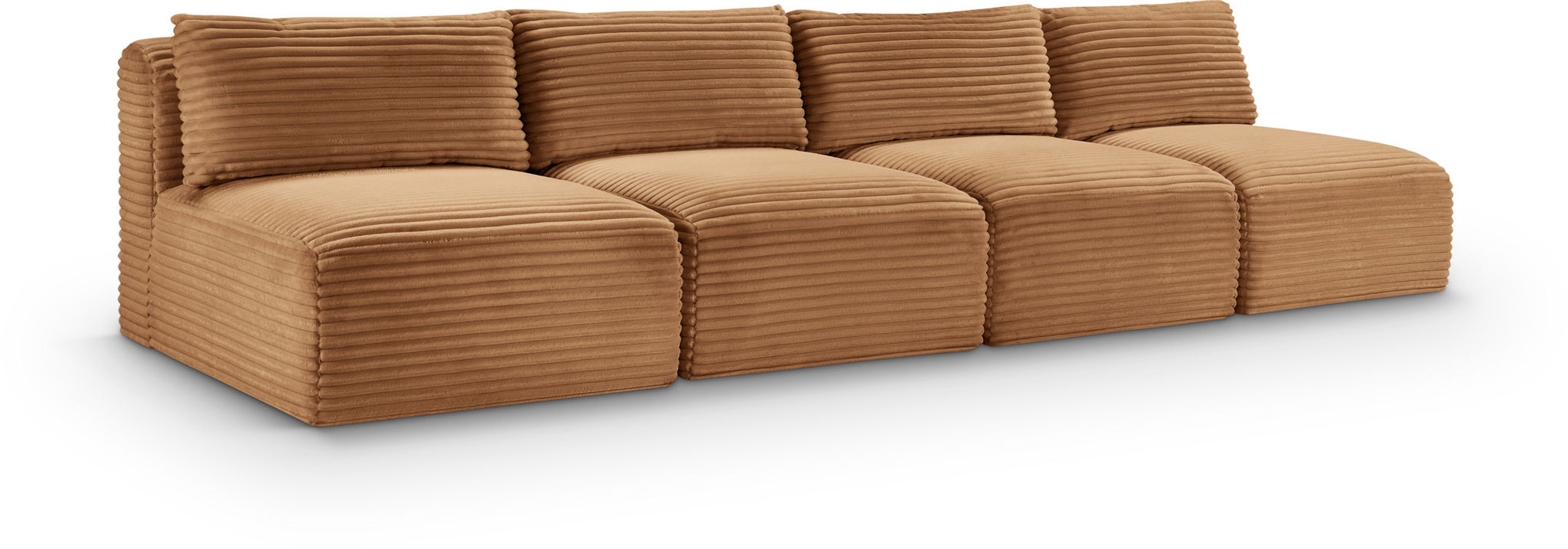 Shaggy - Fabric 4 Seat Modular Armless Sofa - Urban Living Furniture (Los Angeles, CA)