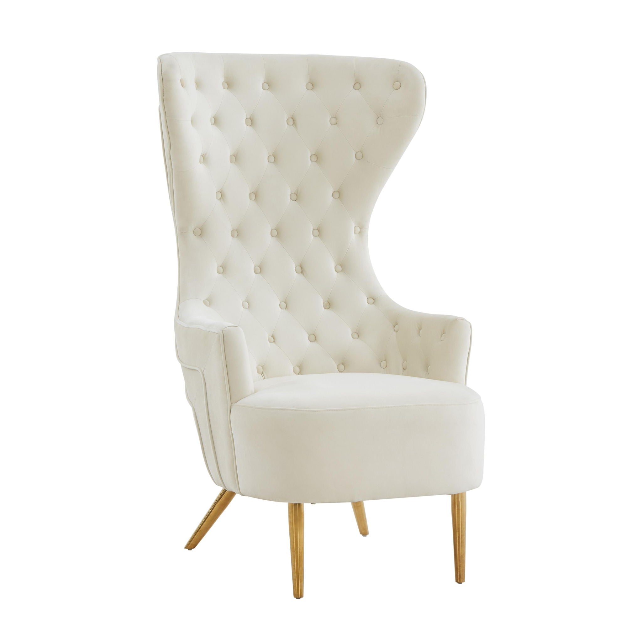 Jezebel - Velvet Wingback Chair - Urban Living Furniture (Los Angeles, CA)