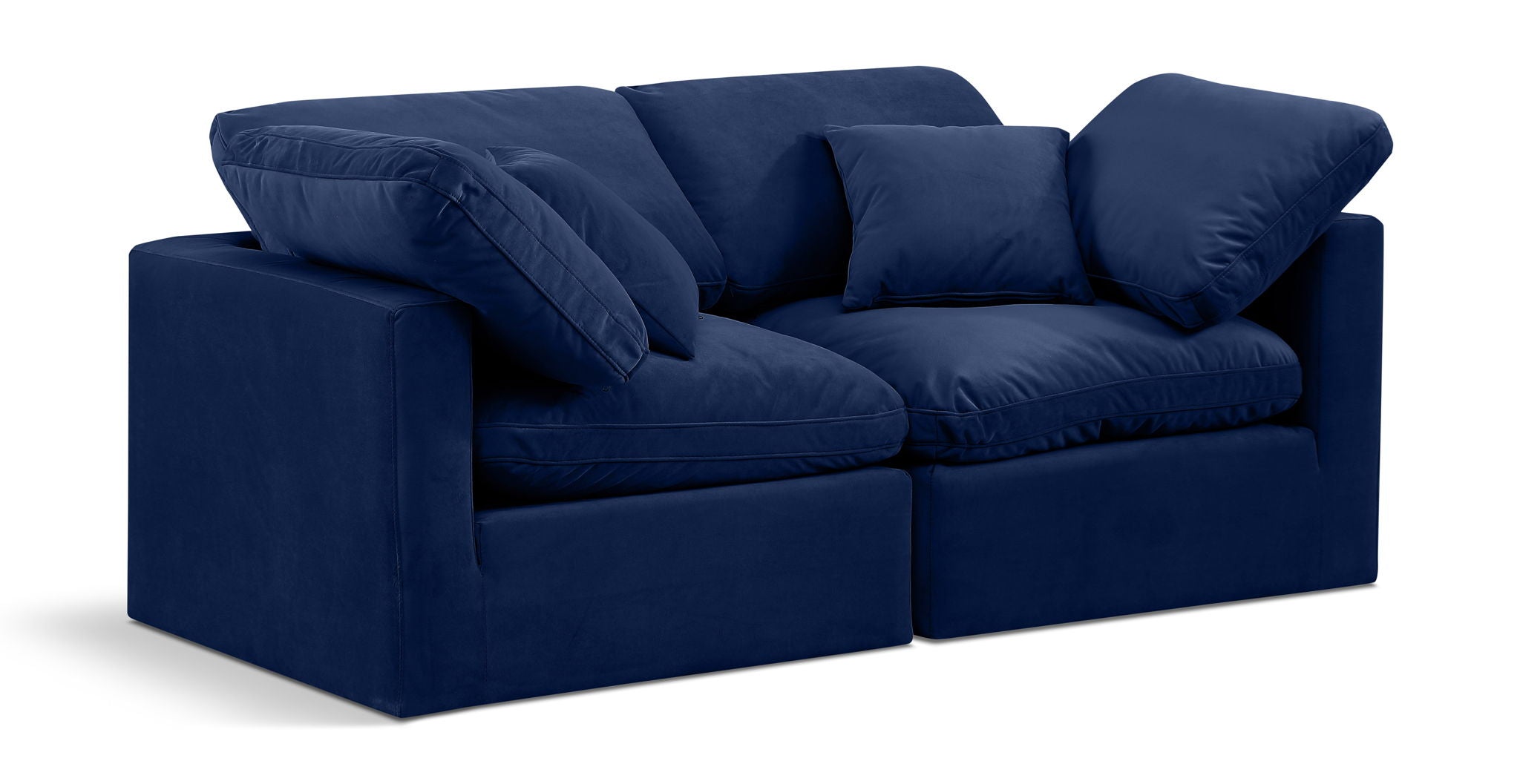 Indulge - Velvet 2 Seat Modular Sofa - Urban Living Furniture (Los Angeles, CA)