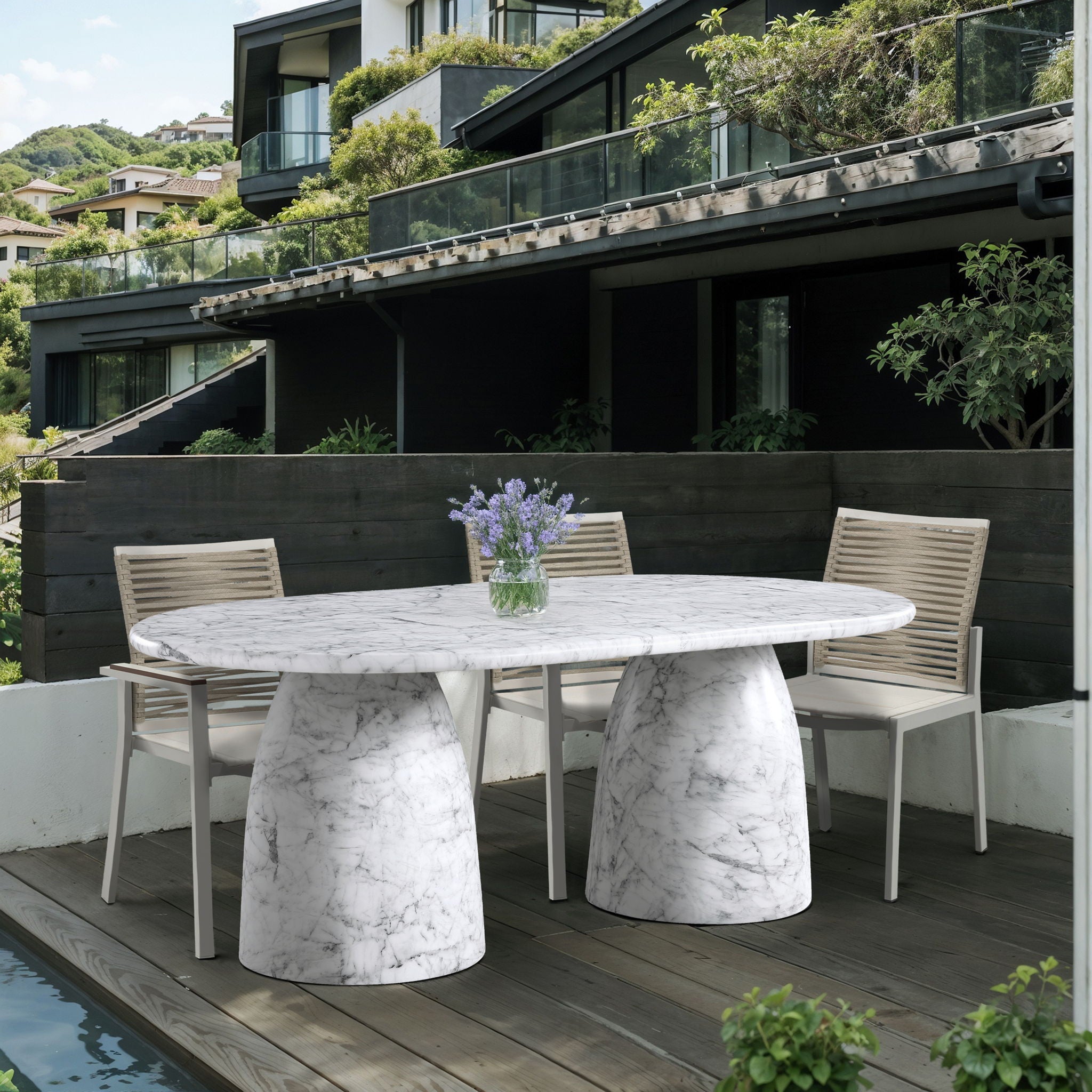 Cosenza - Concrete Dining Table - Urban Living Furniture (Los Angeles, CA)