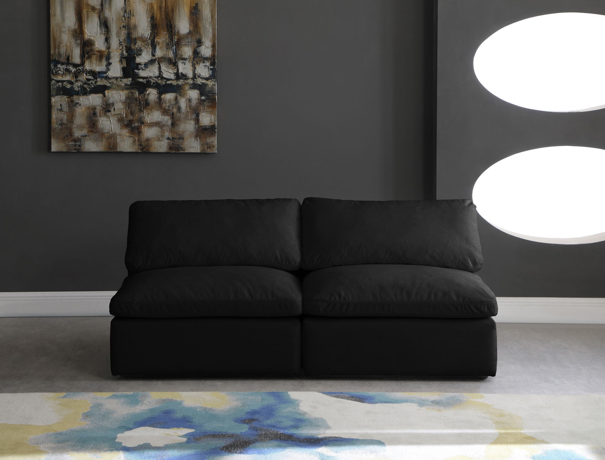 Cozy - Modular Armless 2 Seat Sofa - Urban Living Furniture (Los Angeles, CA)