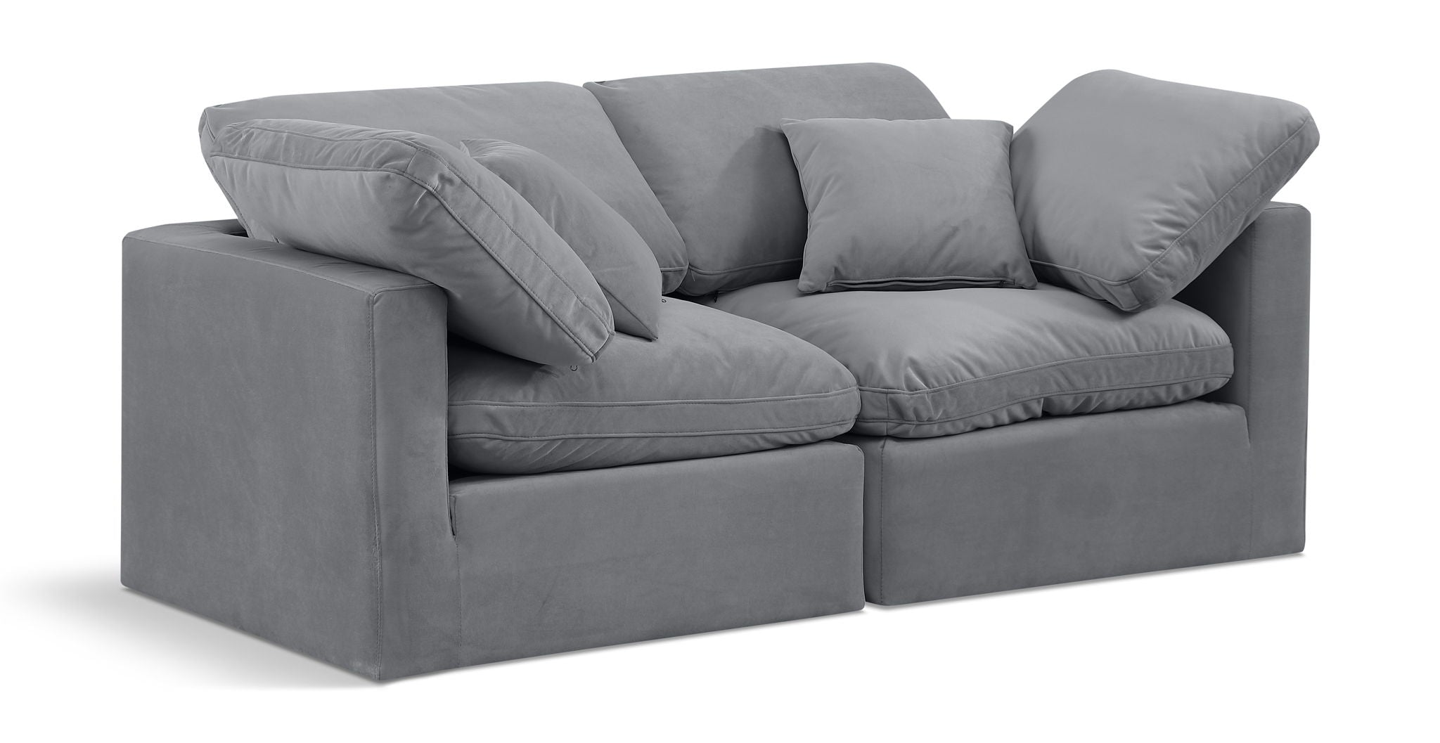 Indulge - Velvet 2 Seat Modular Sofa - Urban Living Furniture (Los Angeles, CA)