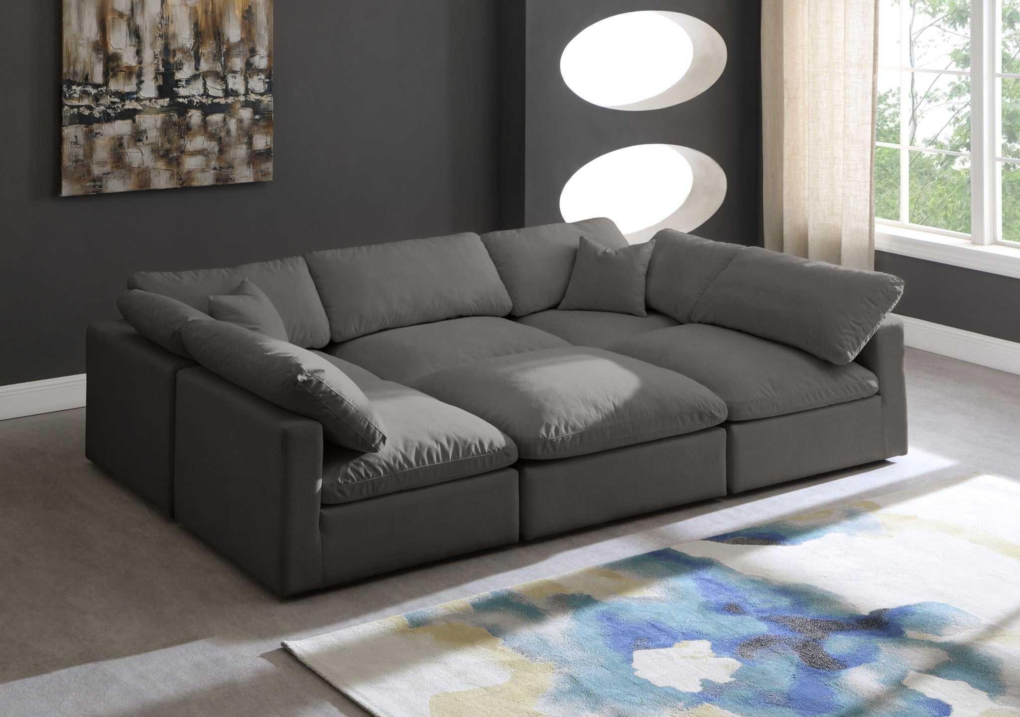 Plush - 6 Piece Modular Sectional - Urban Living Furniture (Los Angeles, CA)