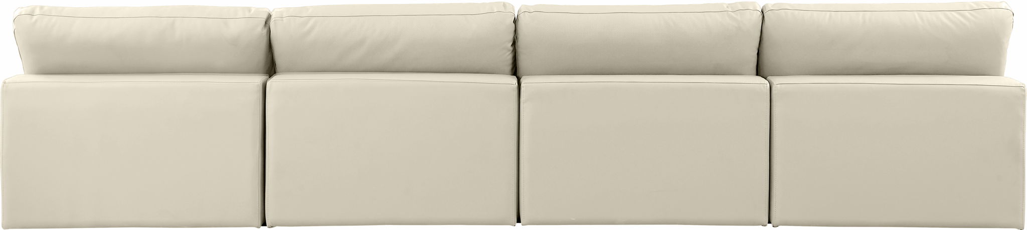 Comfy - Faux Leather Modular Armless Sofa 4 Seats - Urban Living Furniture (Los Angeles, CA)