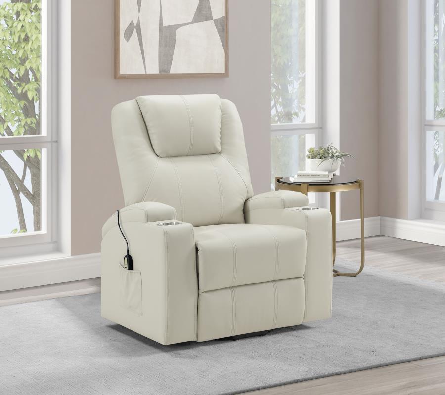 Armstrong - Upholstered Power Lift Massage Recliner - Urban Living Furniture (Los Angeles, CA)
