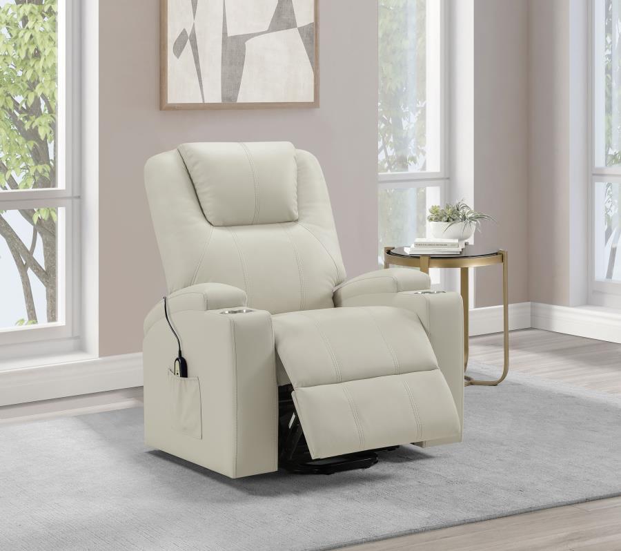 Armstrong - Upholstered Power Lift Massage Recliner - Urban Living Furniture (Los Angeles, CA)