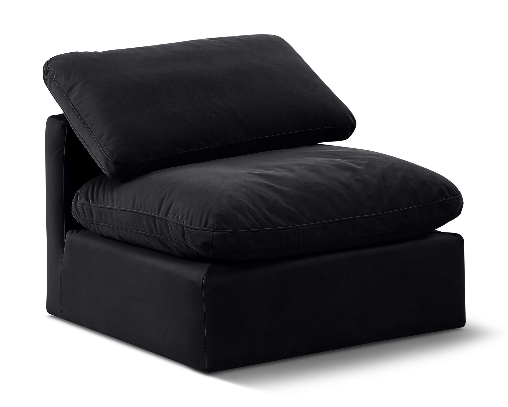 Indulge - Velvet Armless Chair - Urban Living Furniture (Los Angeles, CA)