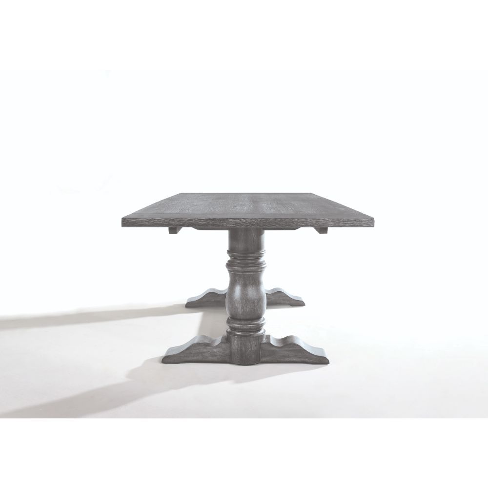 Leventis - 30" Dining Table - Weathered Gray - Urban Living Furniture (Los Angeles, CA)