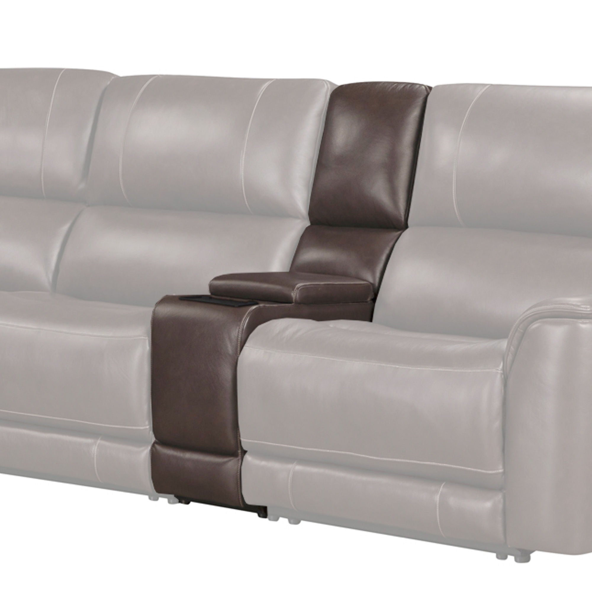 Easton - Entertainment Tilt Console With Wireless Charger - Steamboat Brown - Urban Living Furniture (Los Angeles, CA)