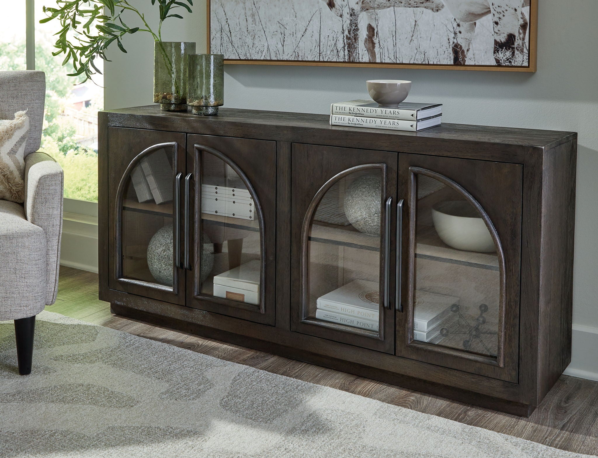 Dreley - Grayish Brown - Accent Cabinet - Urban Living Furniture (Los Angeles, CA)