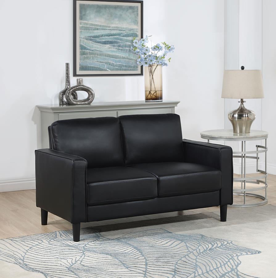 Ruth - Upholstered Track Arm Loveseat - Urban Living Furniture (Los Angeles, CA)